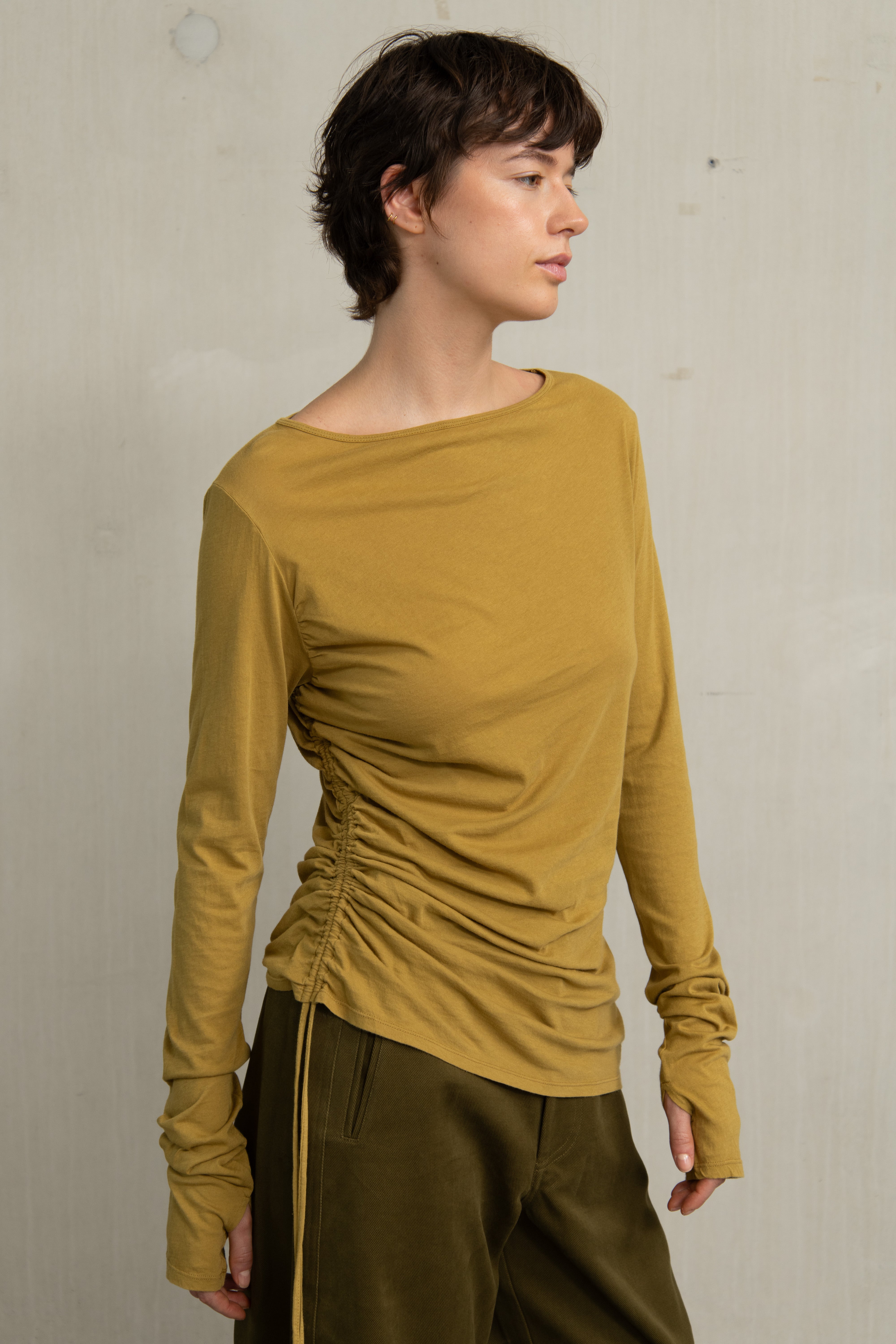 BELA TEE MUSTARD