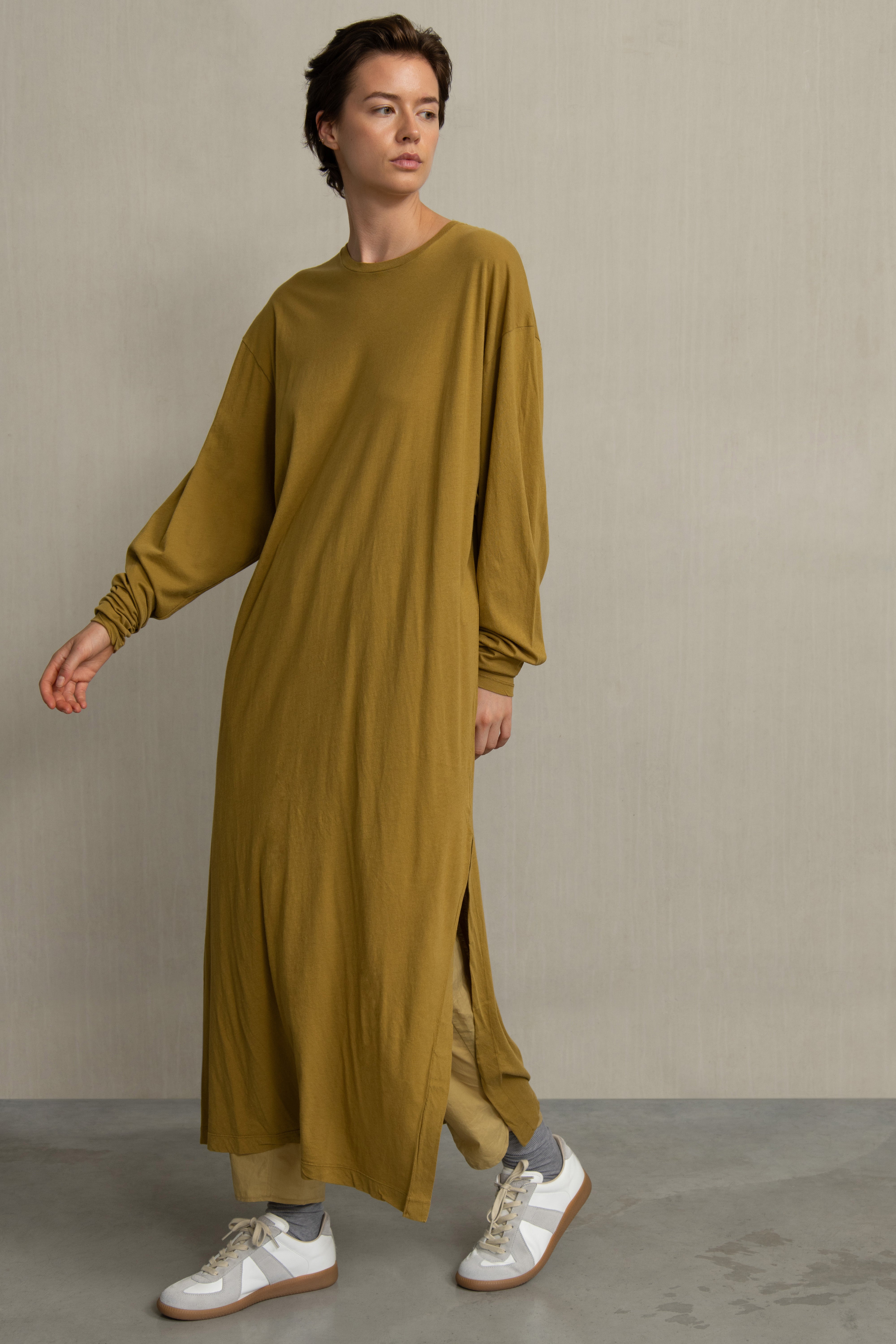 BERE DRESS MUSTARD