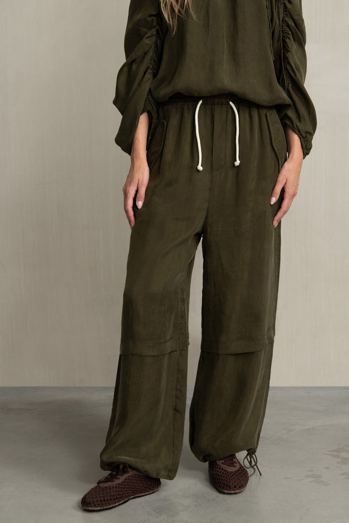 BIEKE TROUSERS MOSS