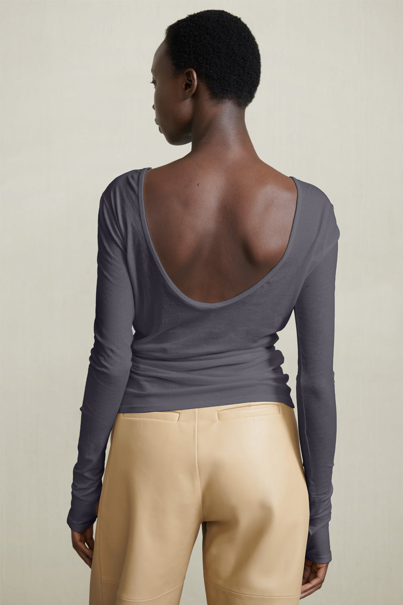 BLANCA TEE GRAPHITE - HUMANOID