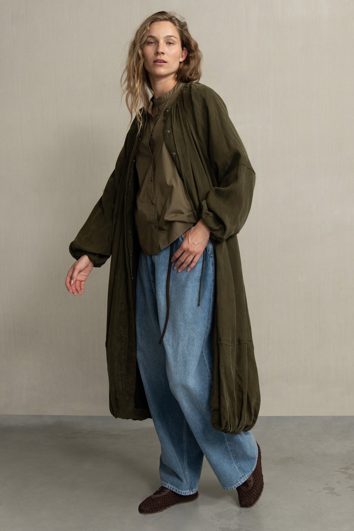 BOYO DRESS MOSS