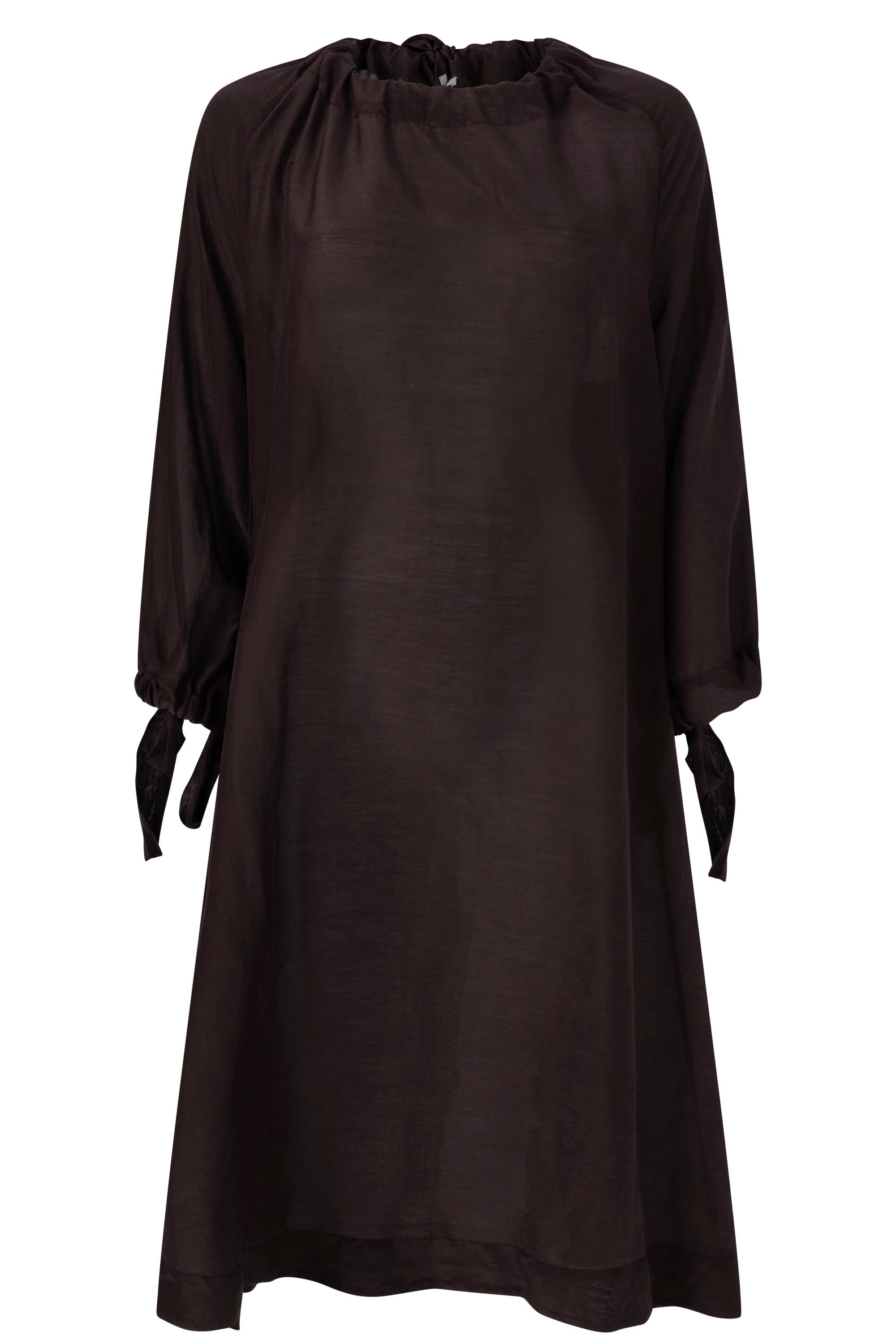 CHERIN DRESS DARK BROWN - HUMANOID