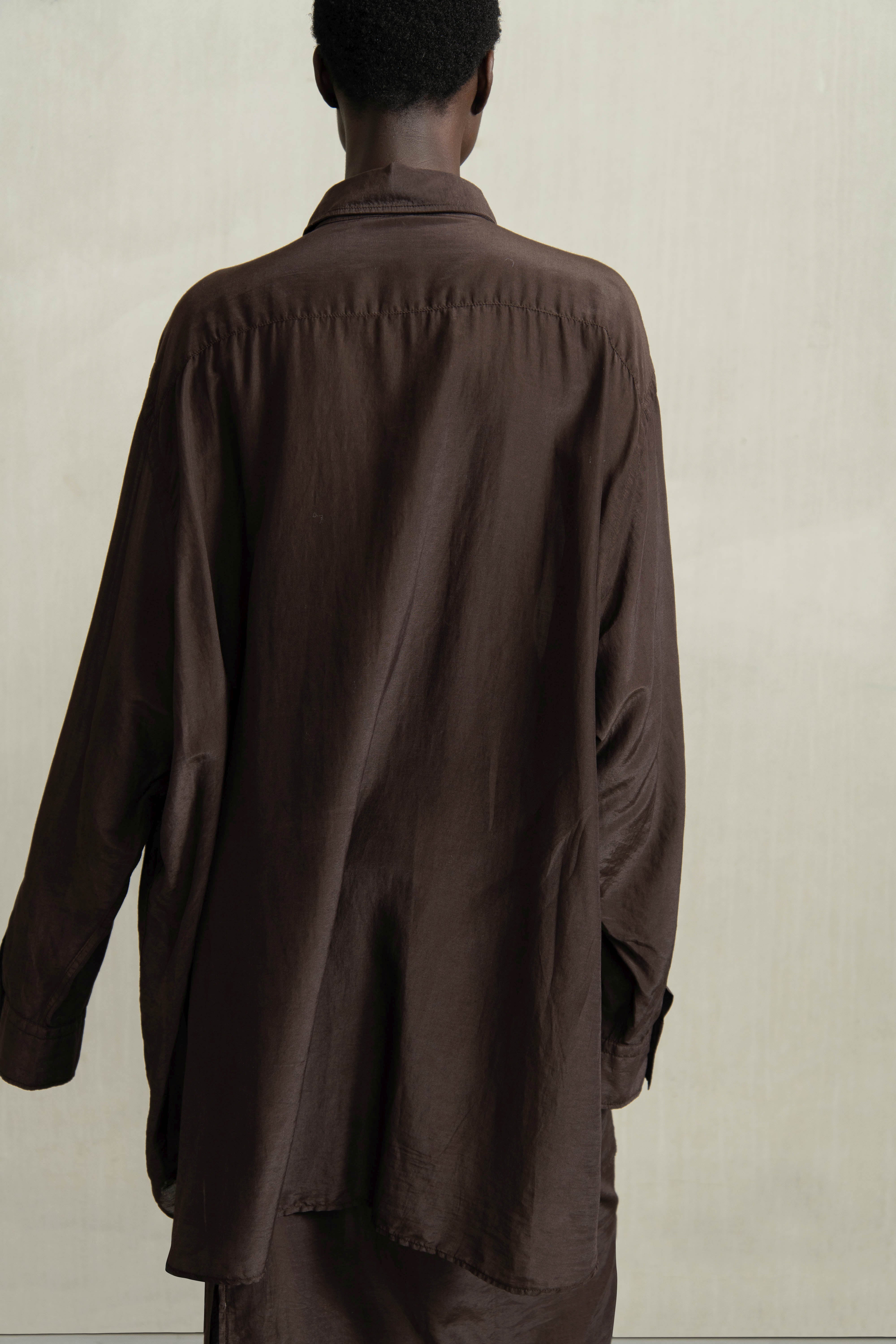 CHICHI BLOUSE DARK BROWN - HUMANOID