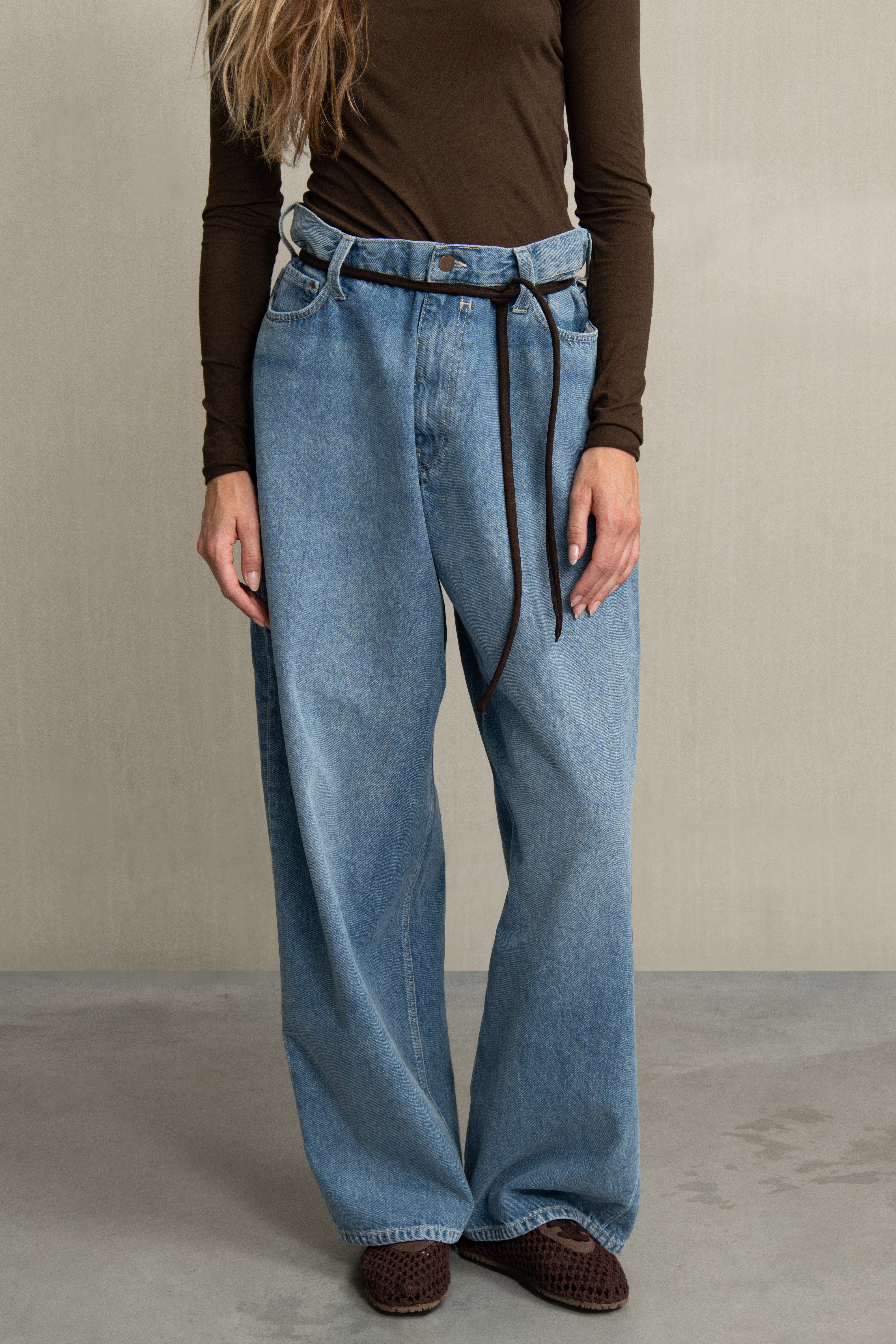 DAAN HOSE STONEWASHED DENIM