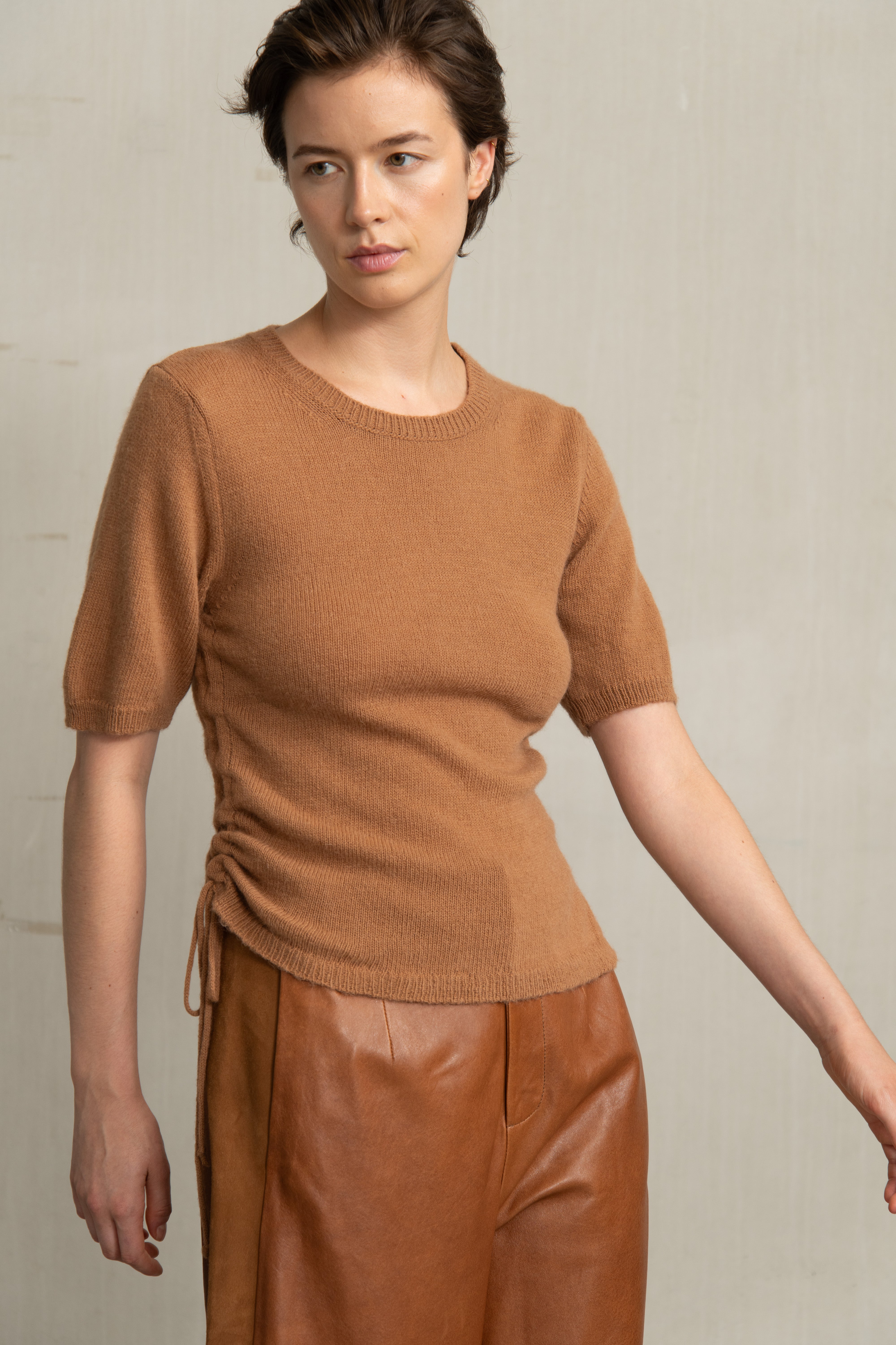 DAPNE KNIT TOBACCO - HUMANOID