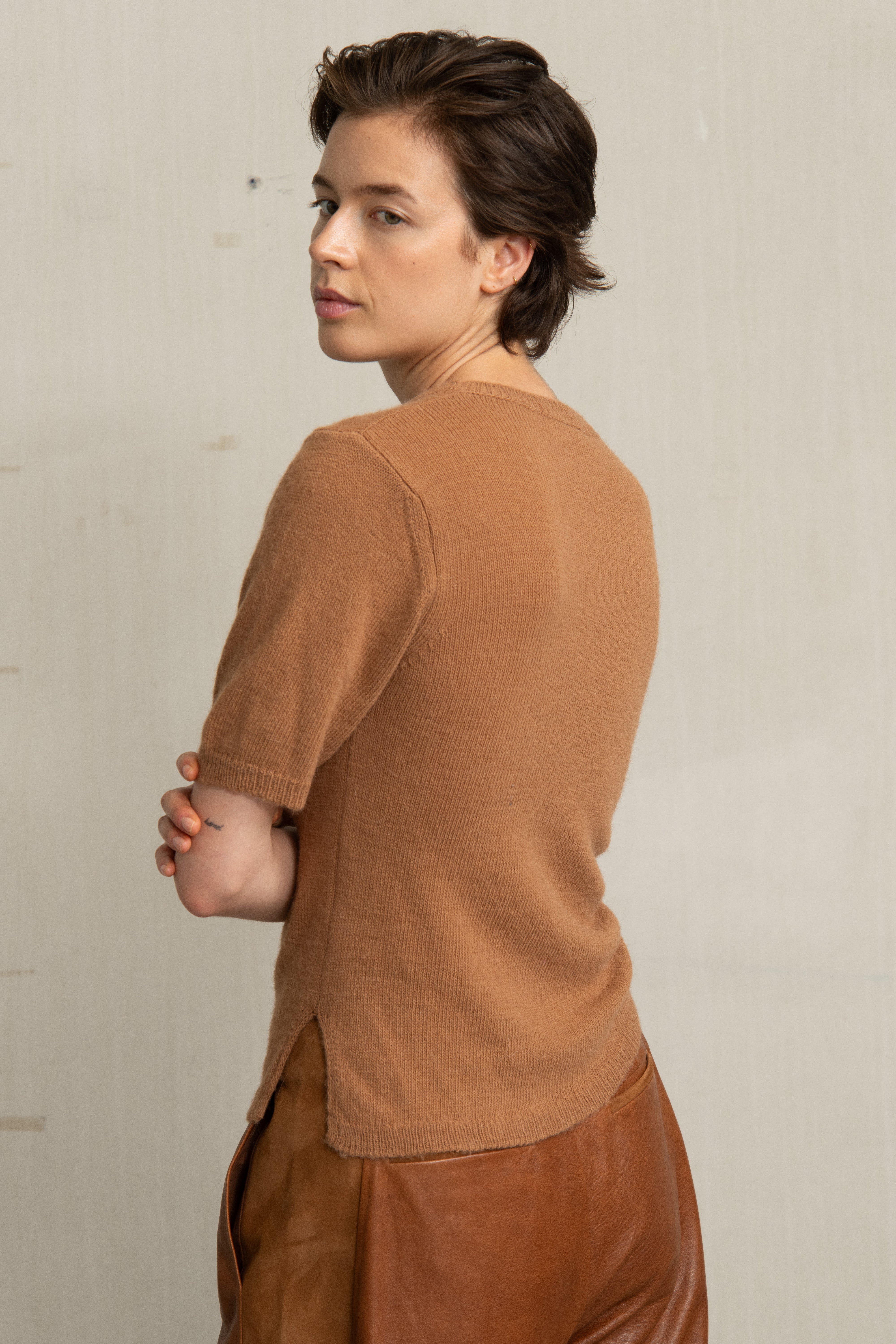 DAPNE KNIT TOBACCO - HUMANOID