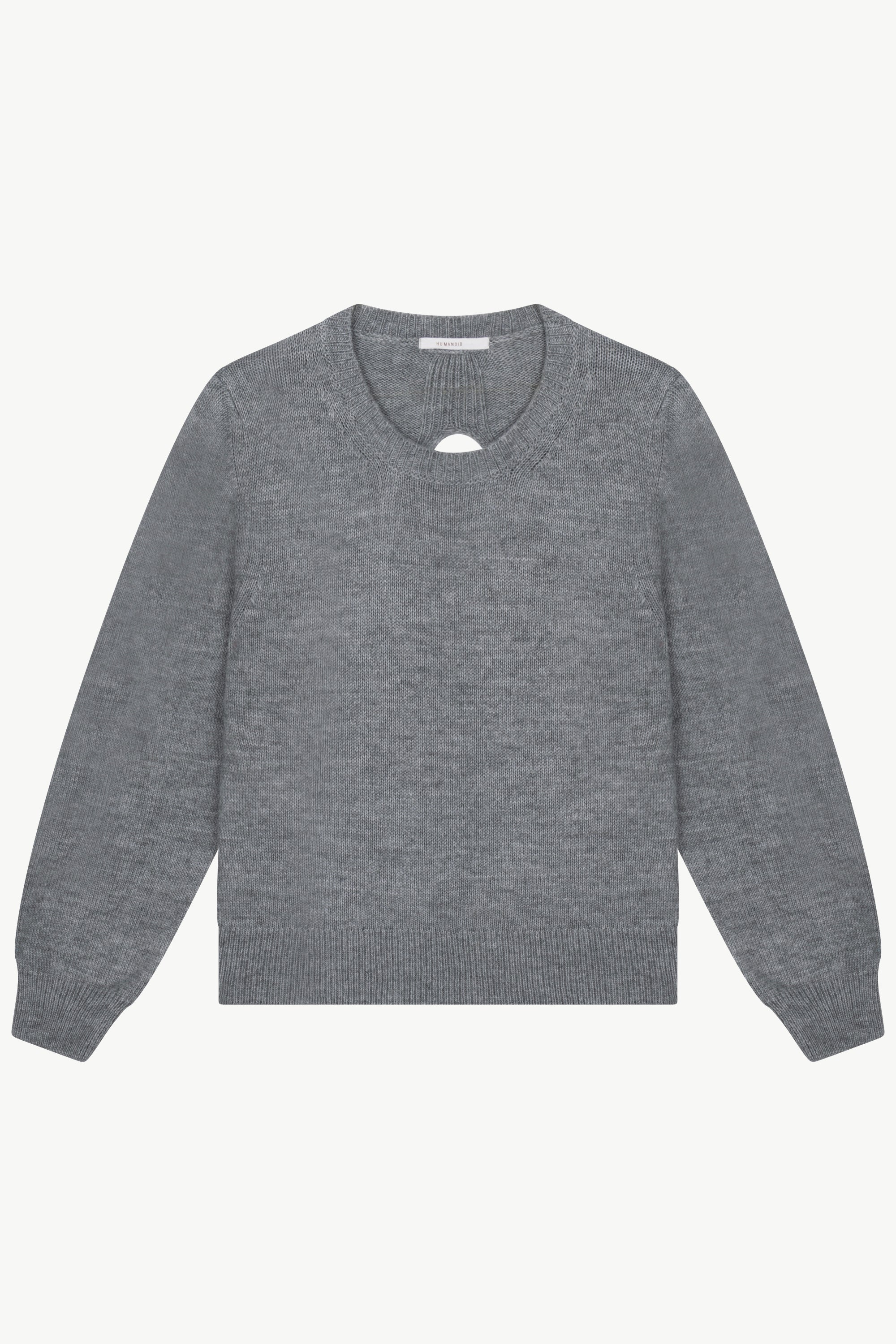 DIDO KNIT GREY MELANGE - HUMANOID