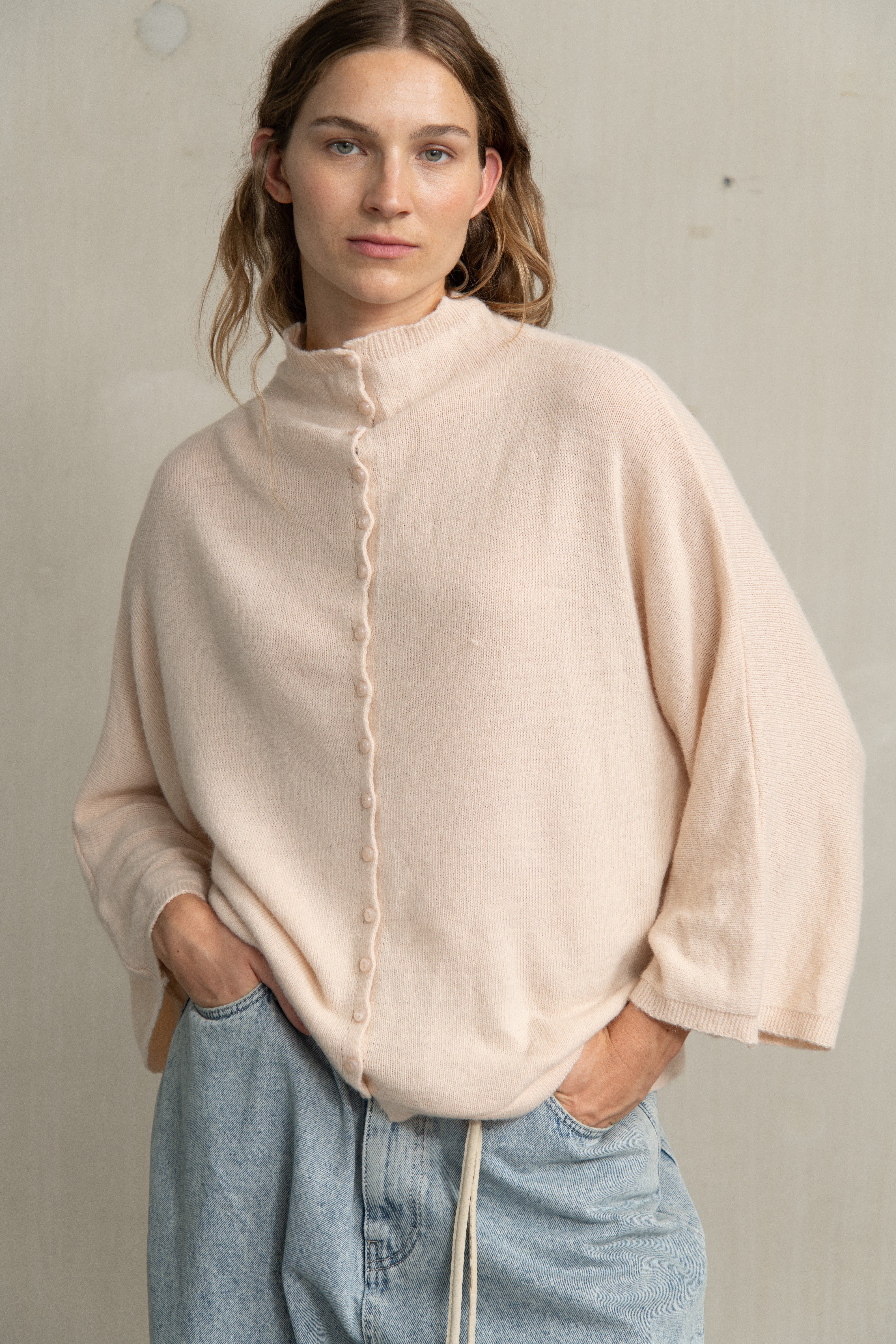 DIORA KNIT BLUSH - HUMANOID