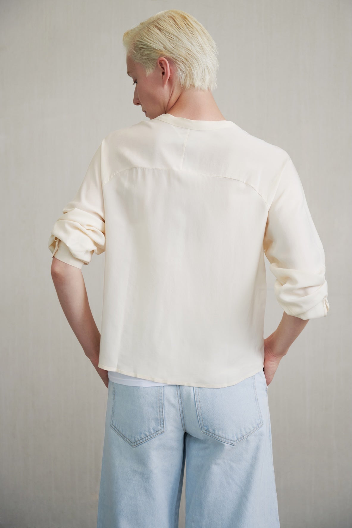 DIPLO BLOUSE OYSTER - HUMANOID