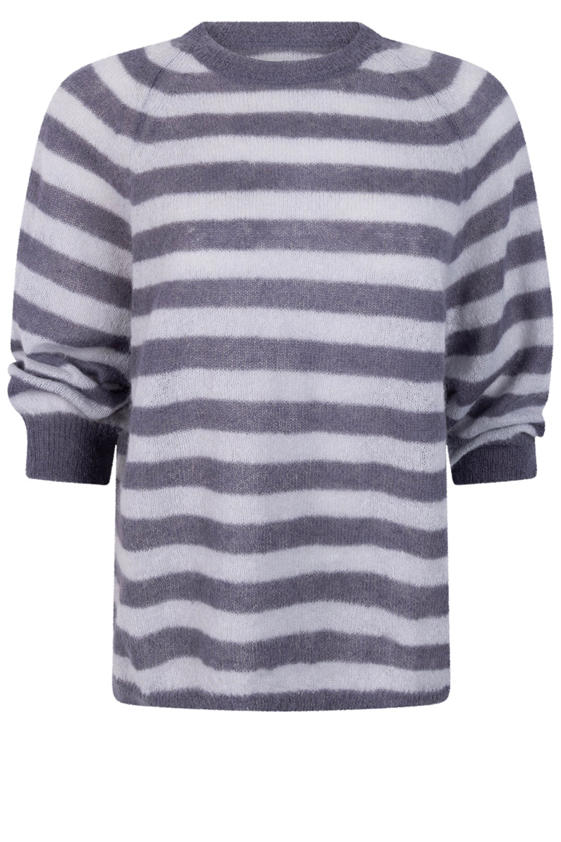 FANS KNIT LAPIS STRIPE