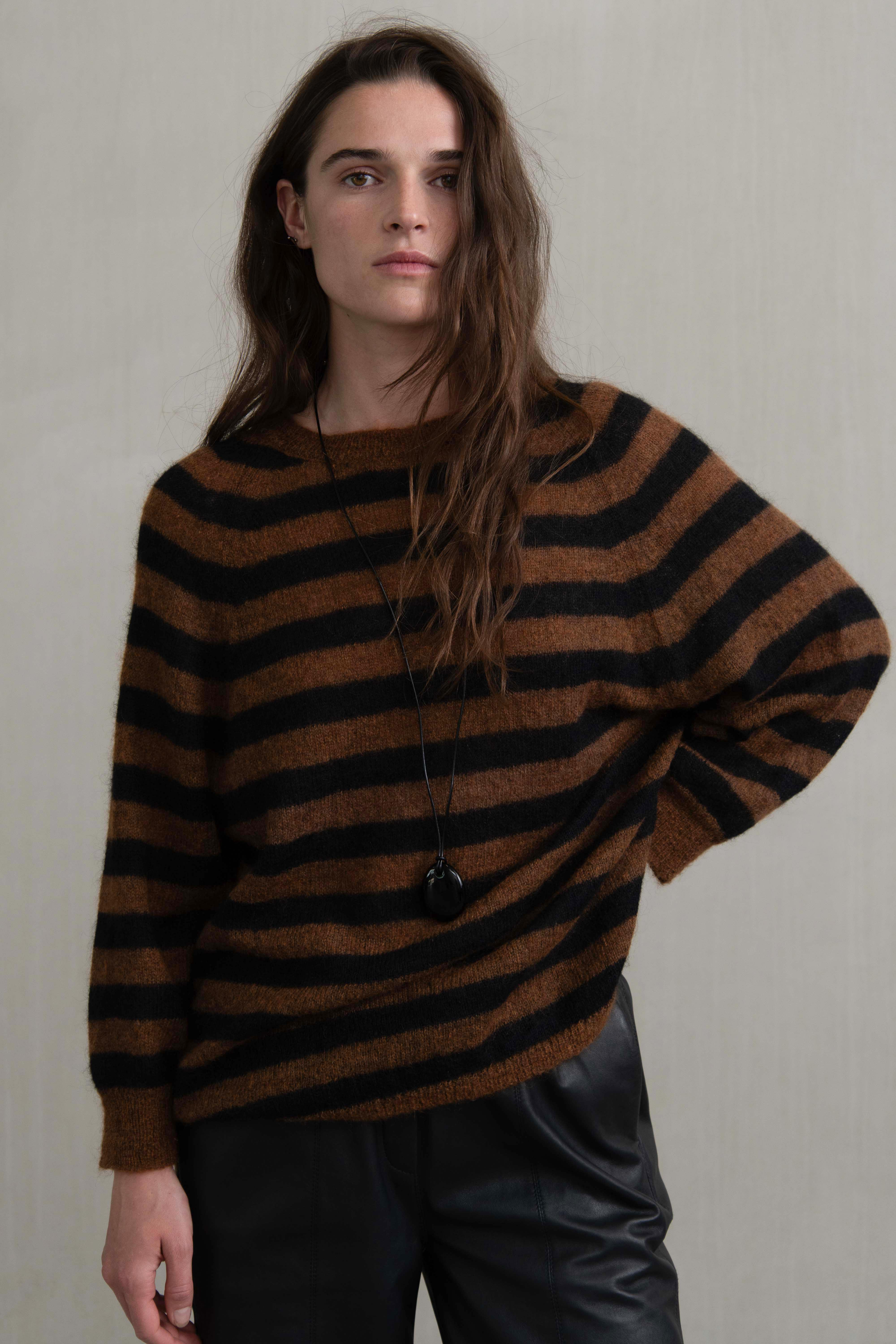 FANS KNIT QUARTZ STRIPE