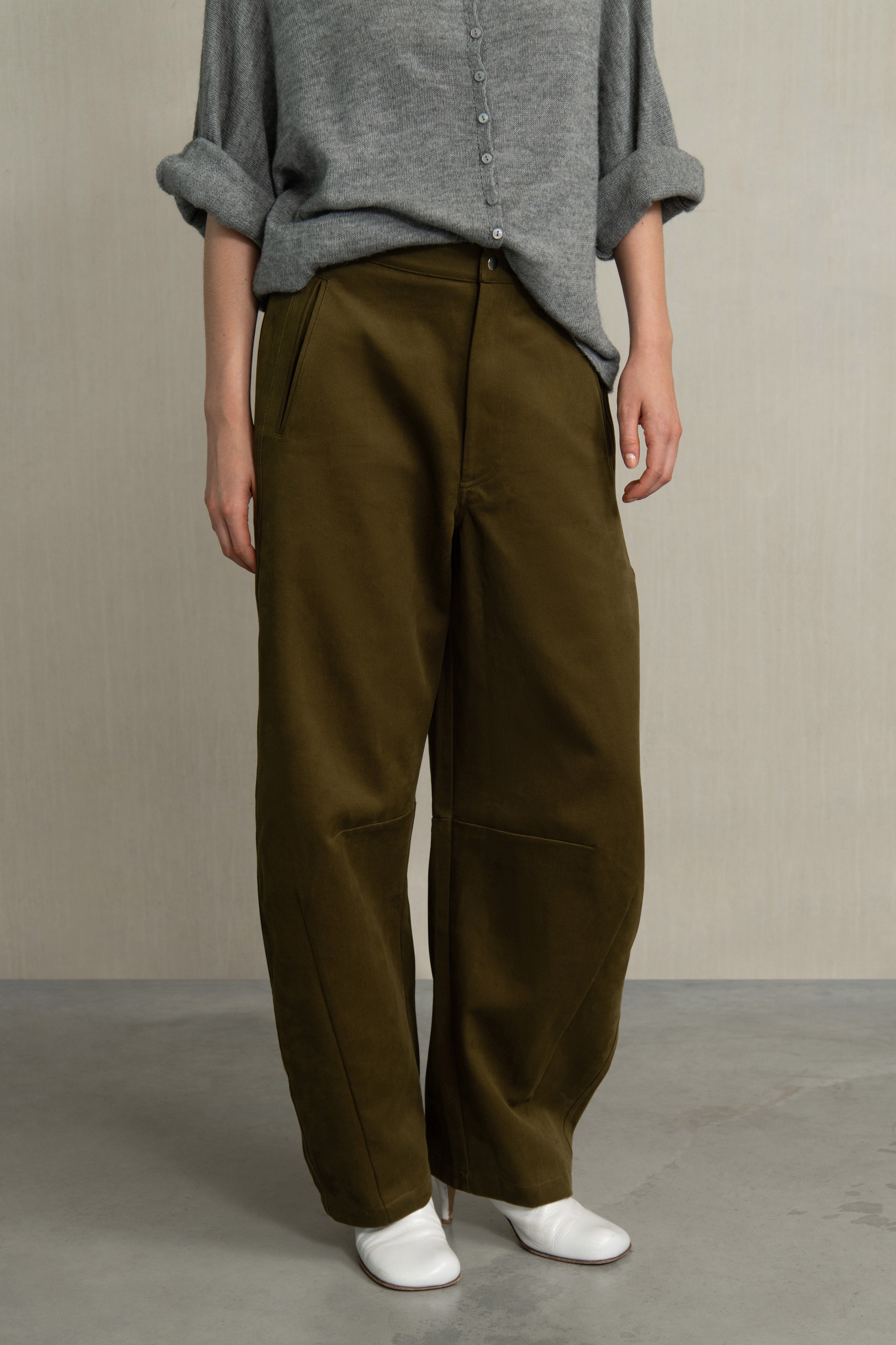 HYNN TROUSERS ARMY