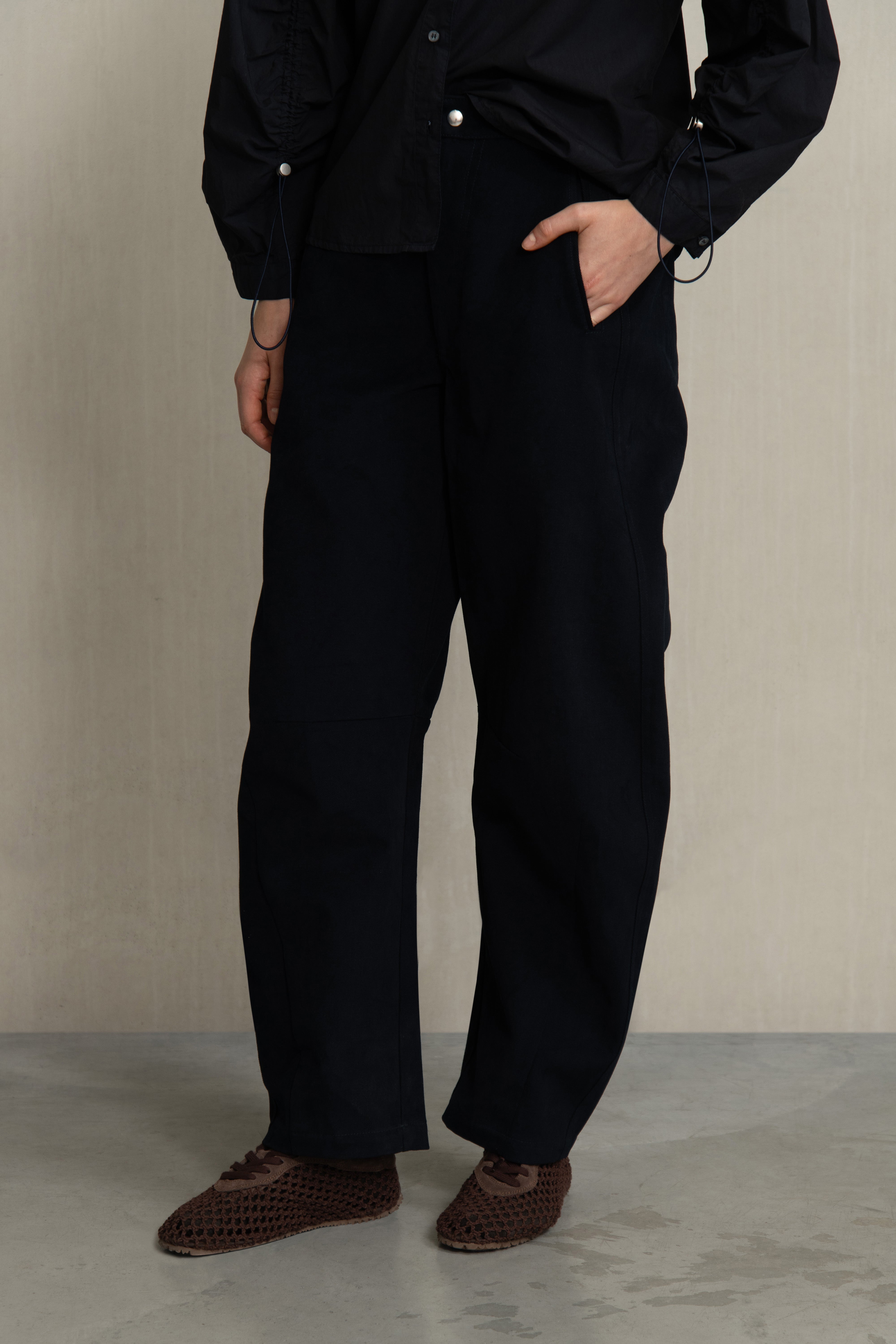 HYNN TROUSERS NAVY