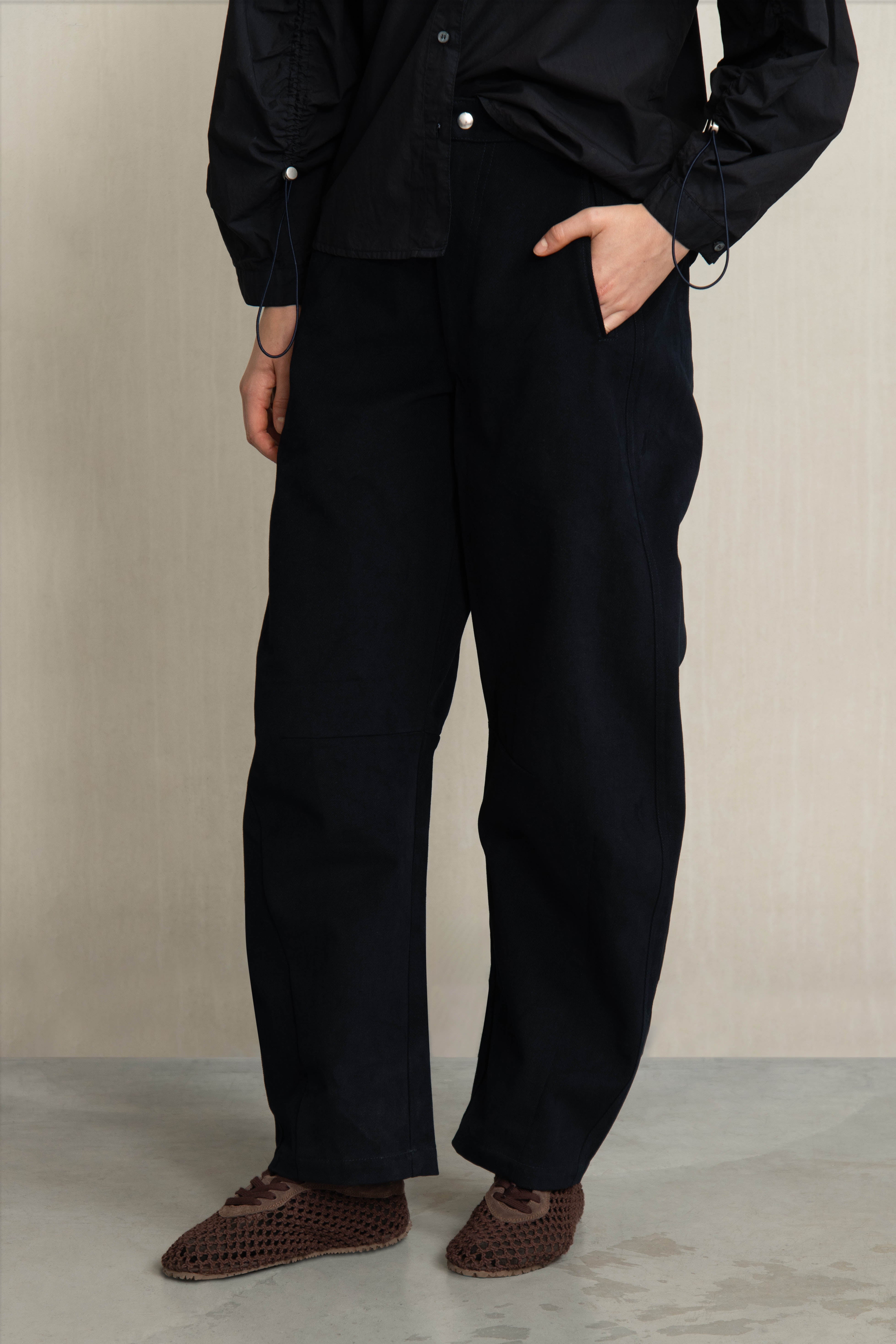 HYNN TROUSERS NAVY