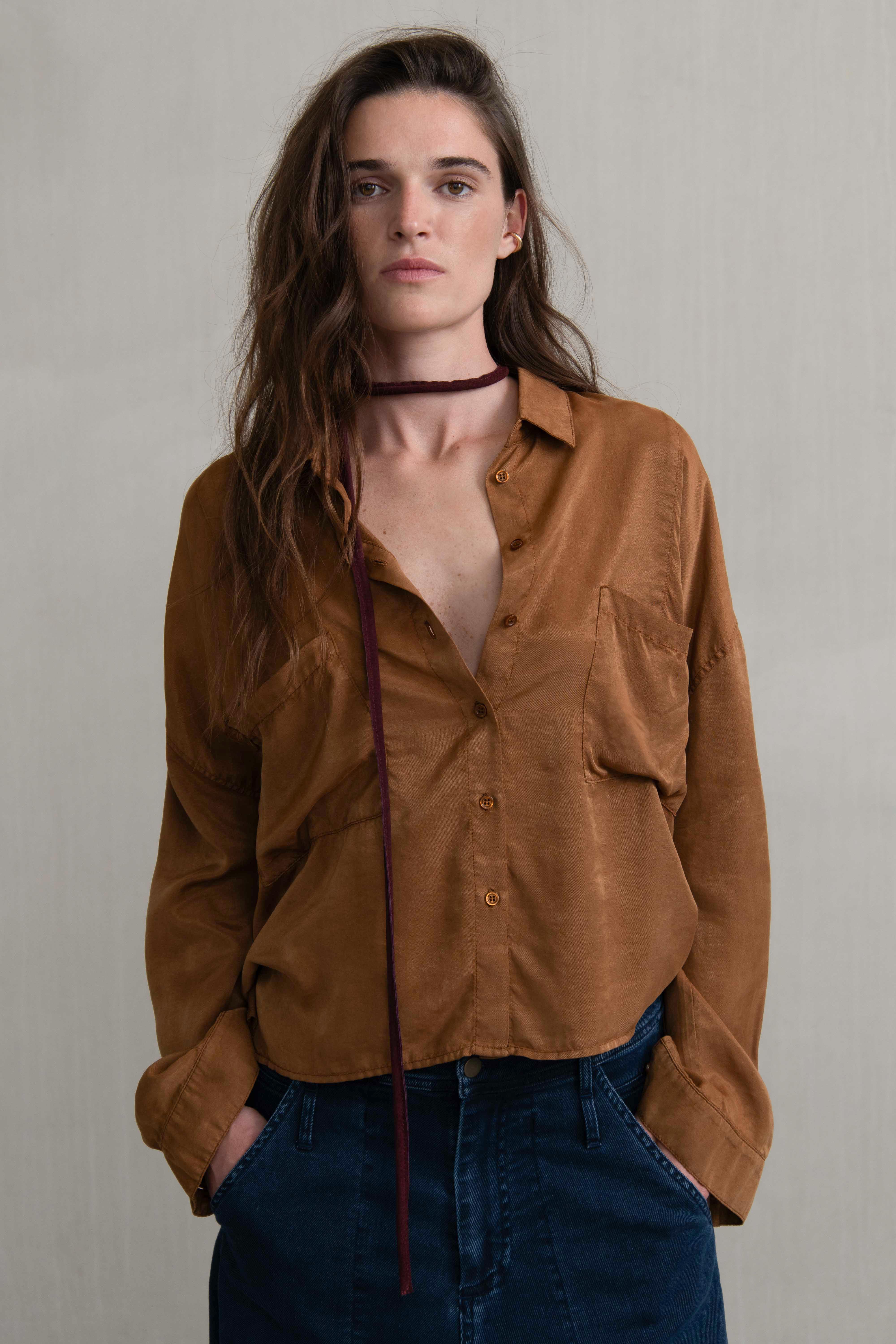 LAZULI BLOUSE QUARTZ