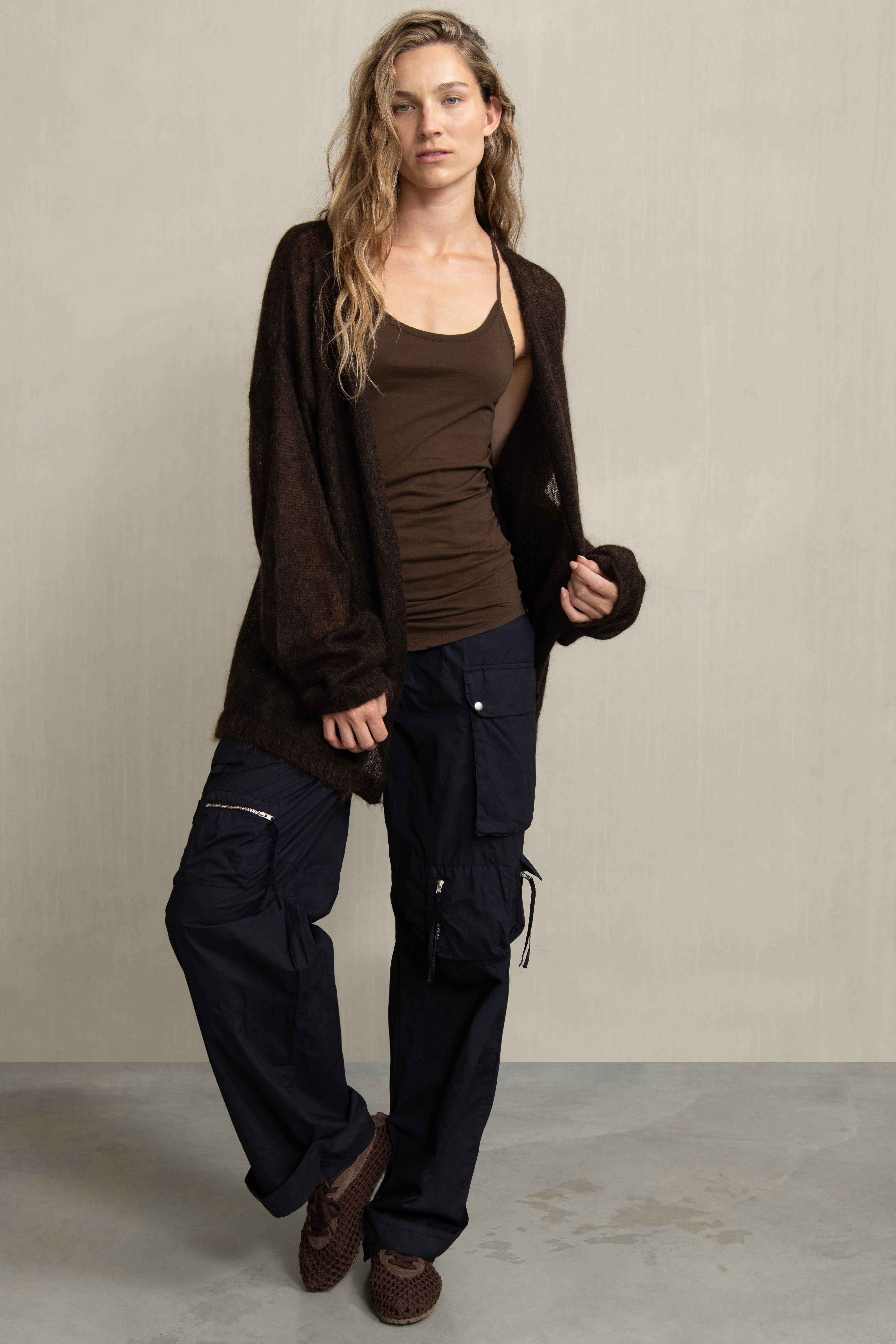 MAYA KNIT BROWN MIX