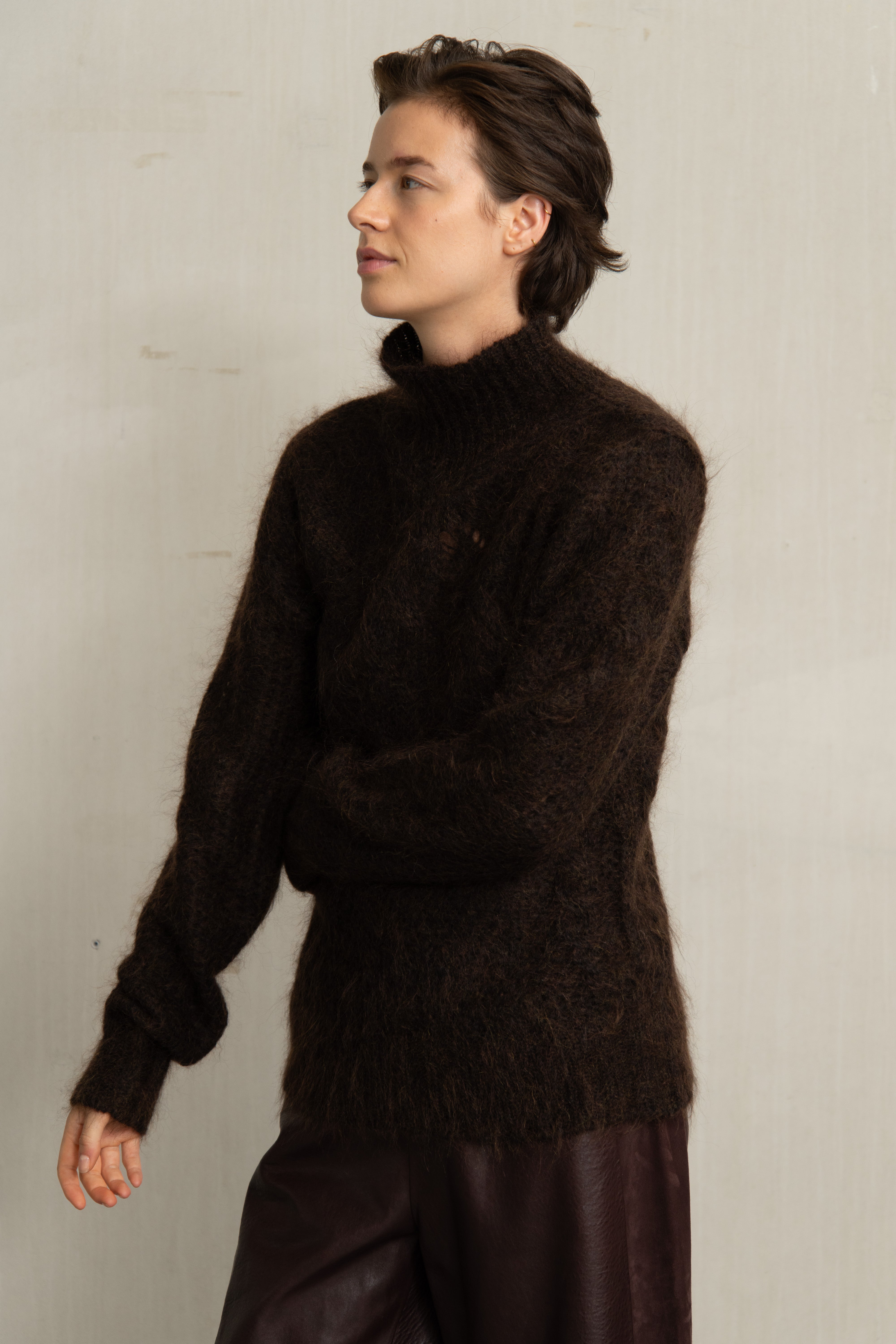 MINKA KNIT BROWN MIX