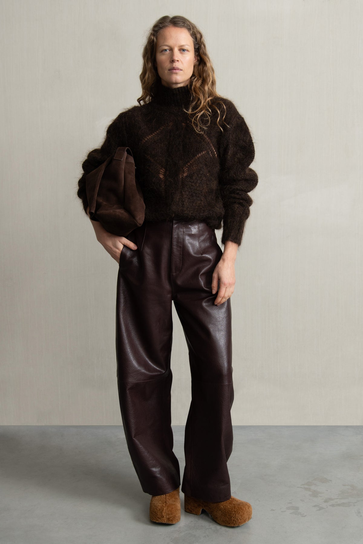 MINKA KNIT BROWN MIX