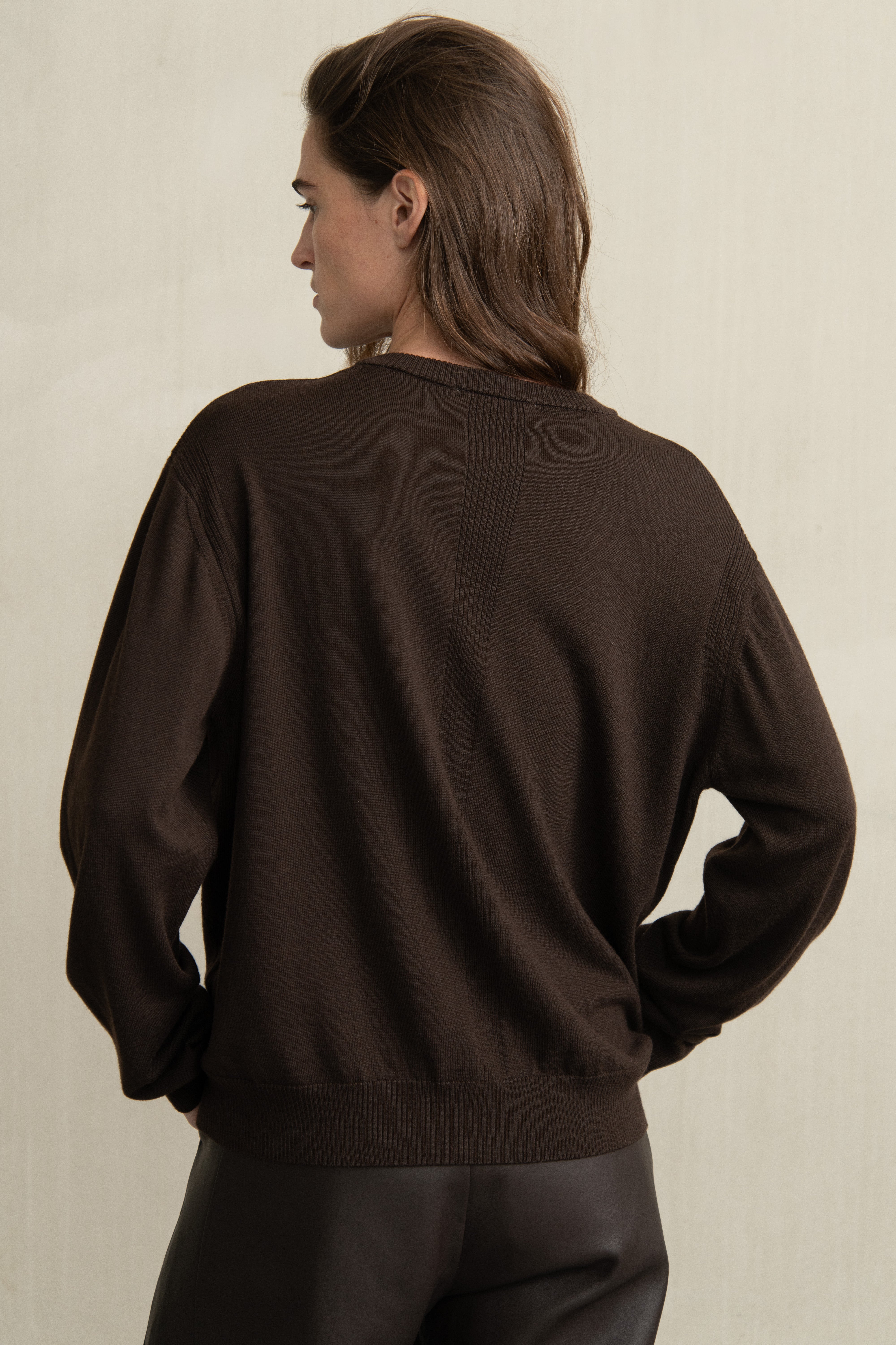 MIRRA STRICK DARK BROWN