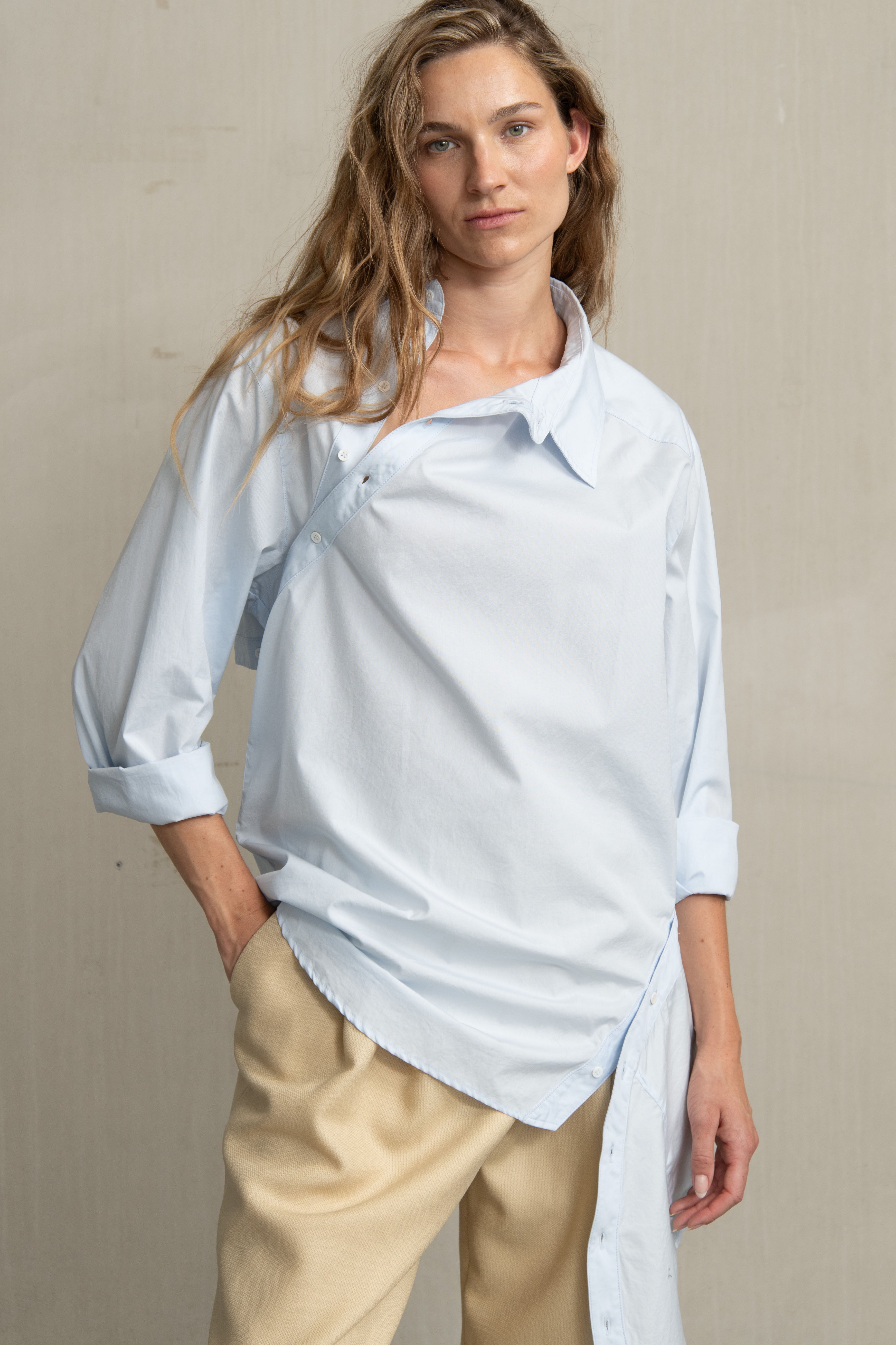 PAPI HEMD LIGHT BLUE