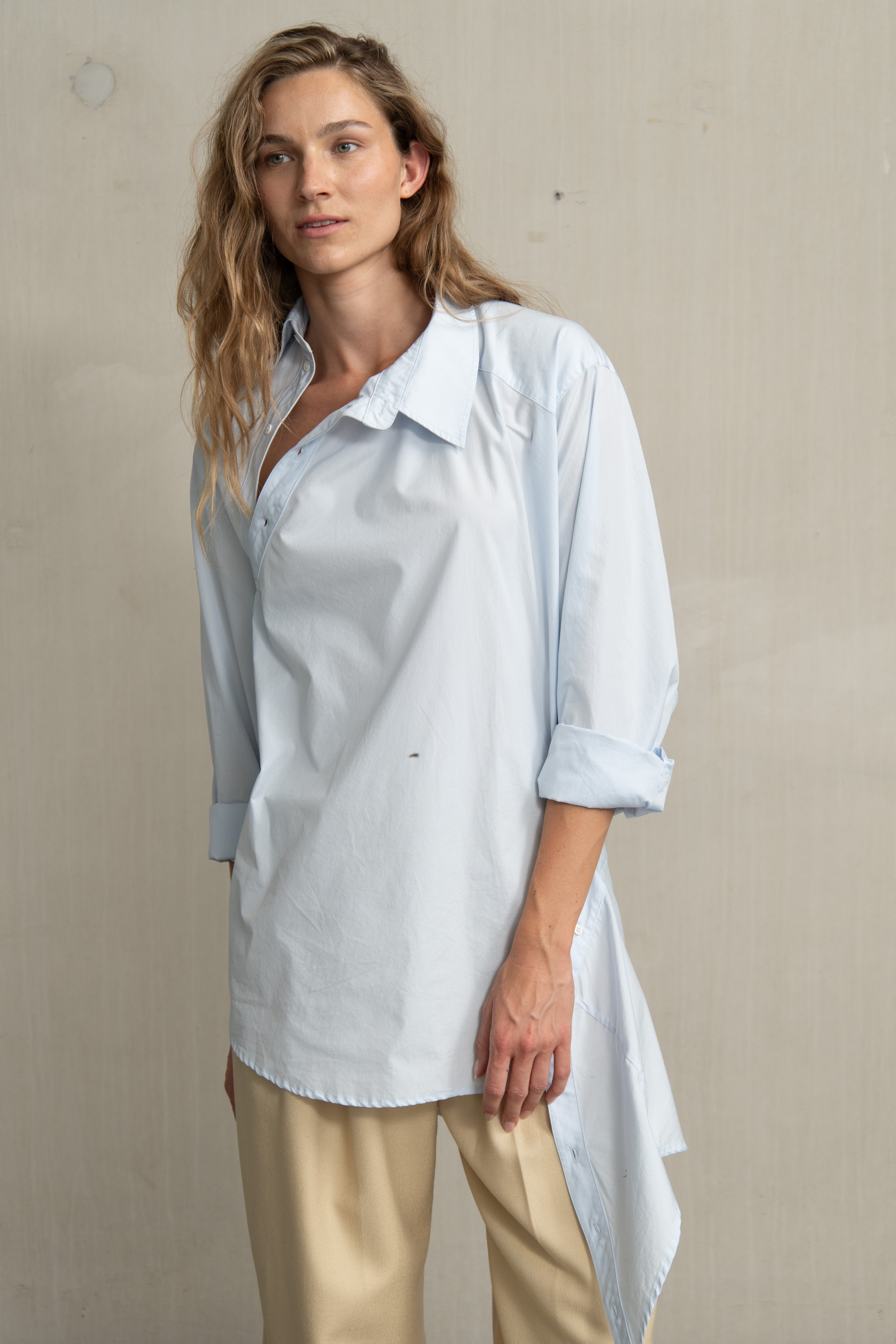 PAPI BLOUSE LIGHT BLUE - HUMANOID