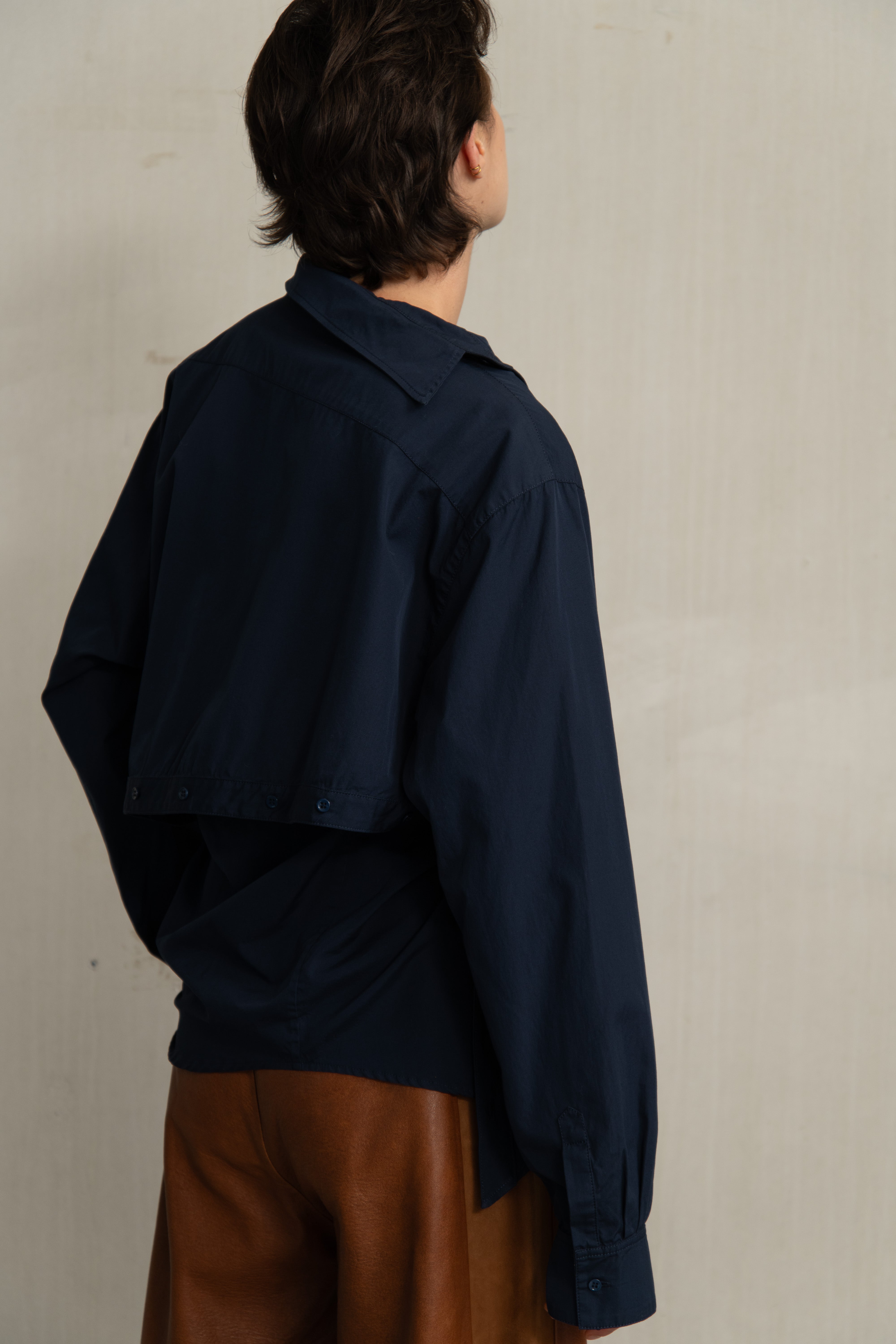 PAPI BLOUSE NAVY - HUMANOID