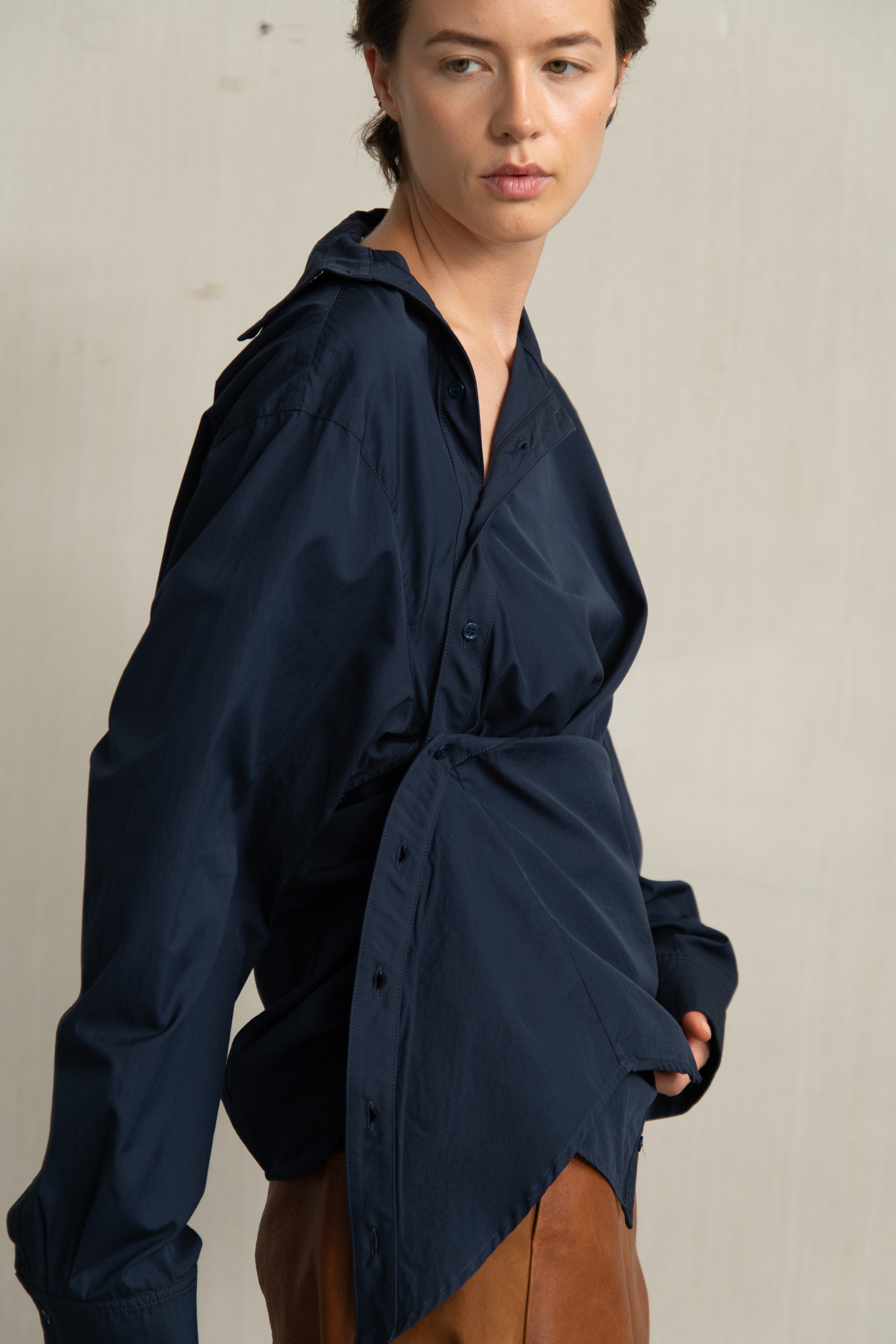 PAPI BLOUSE NAVY - HUMANOID