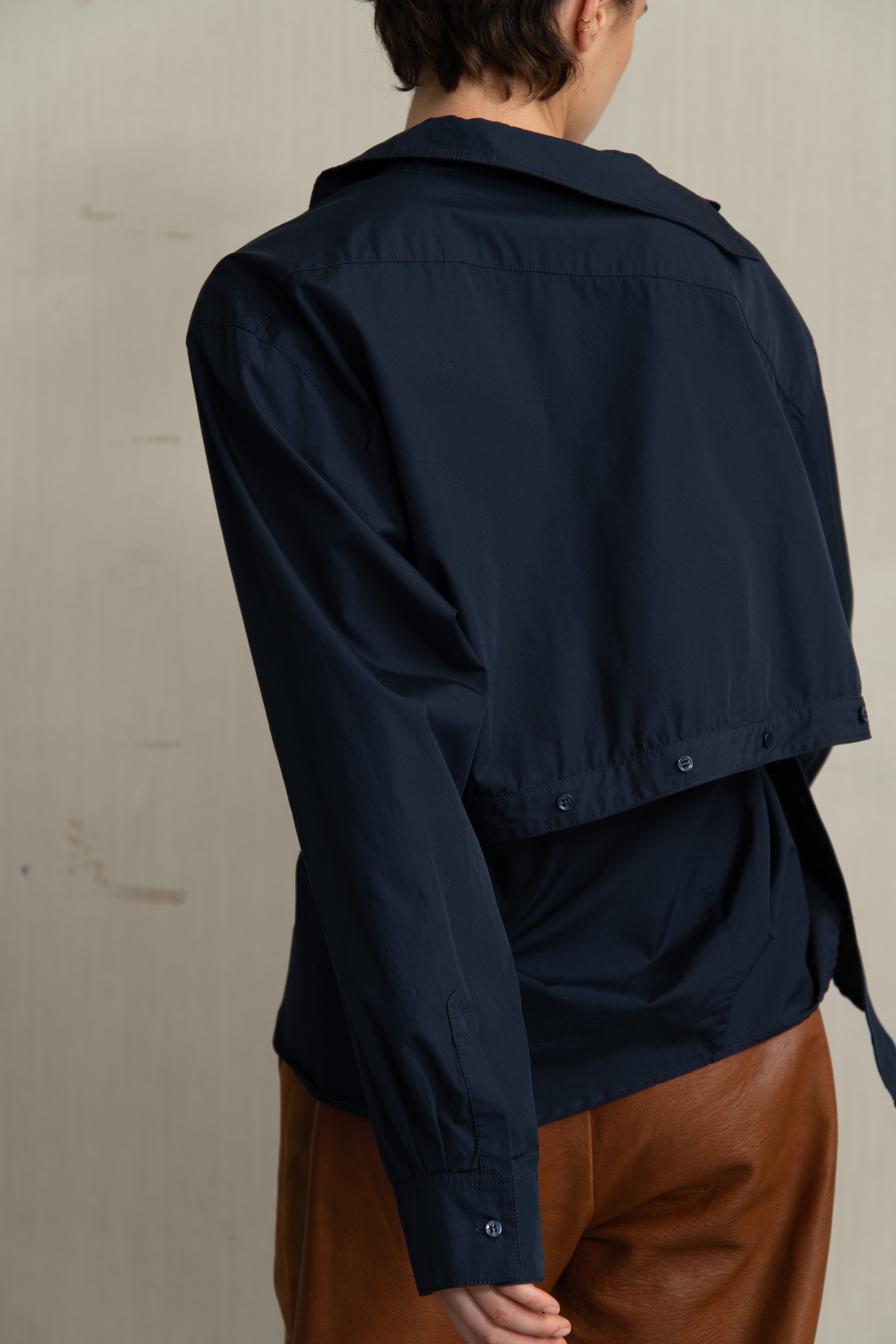 PAPI BLOUSE NAVY - HUMANOID