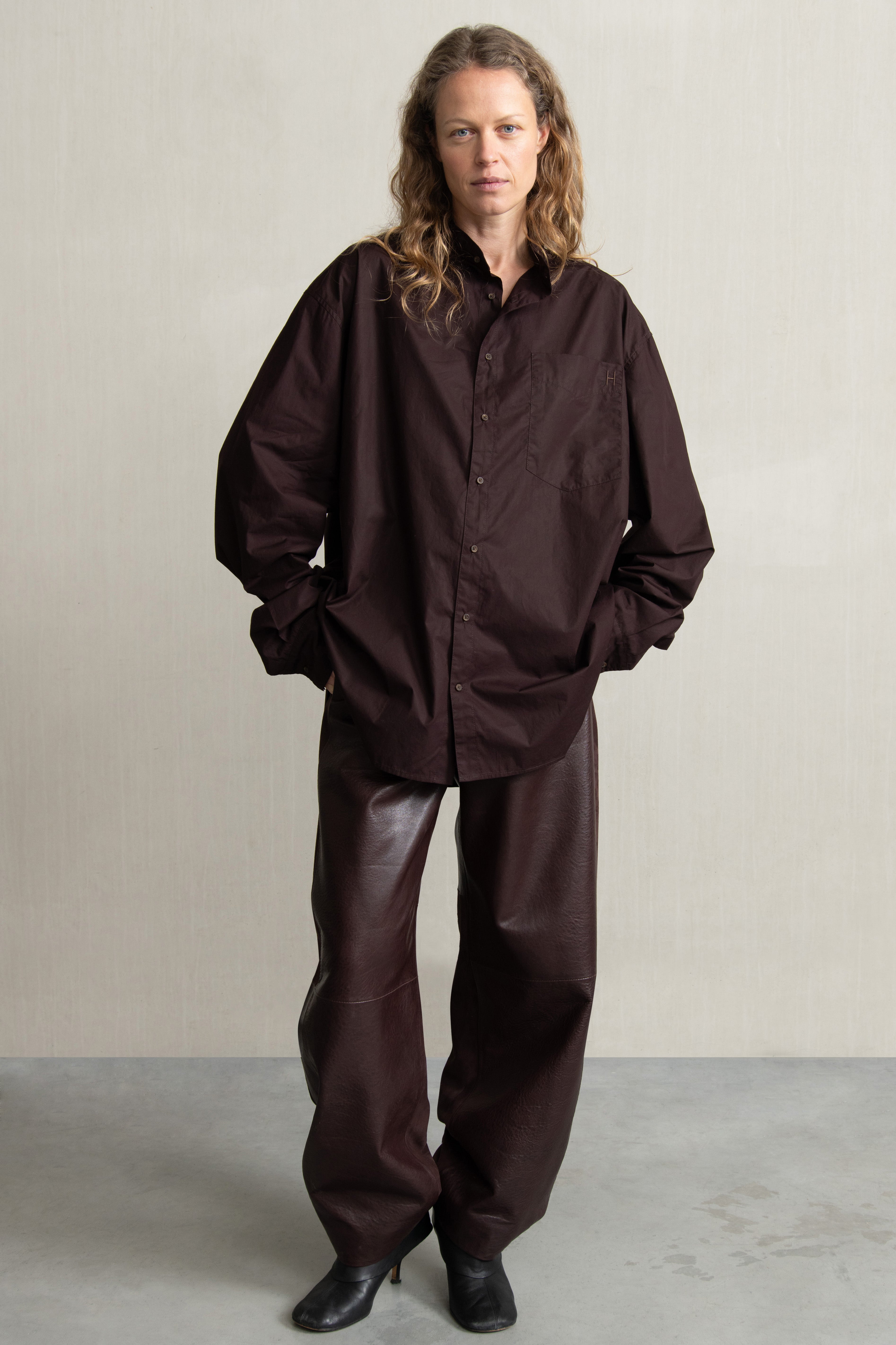 POPPY BLOUSE BURGUNDY