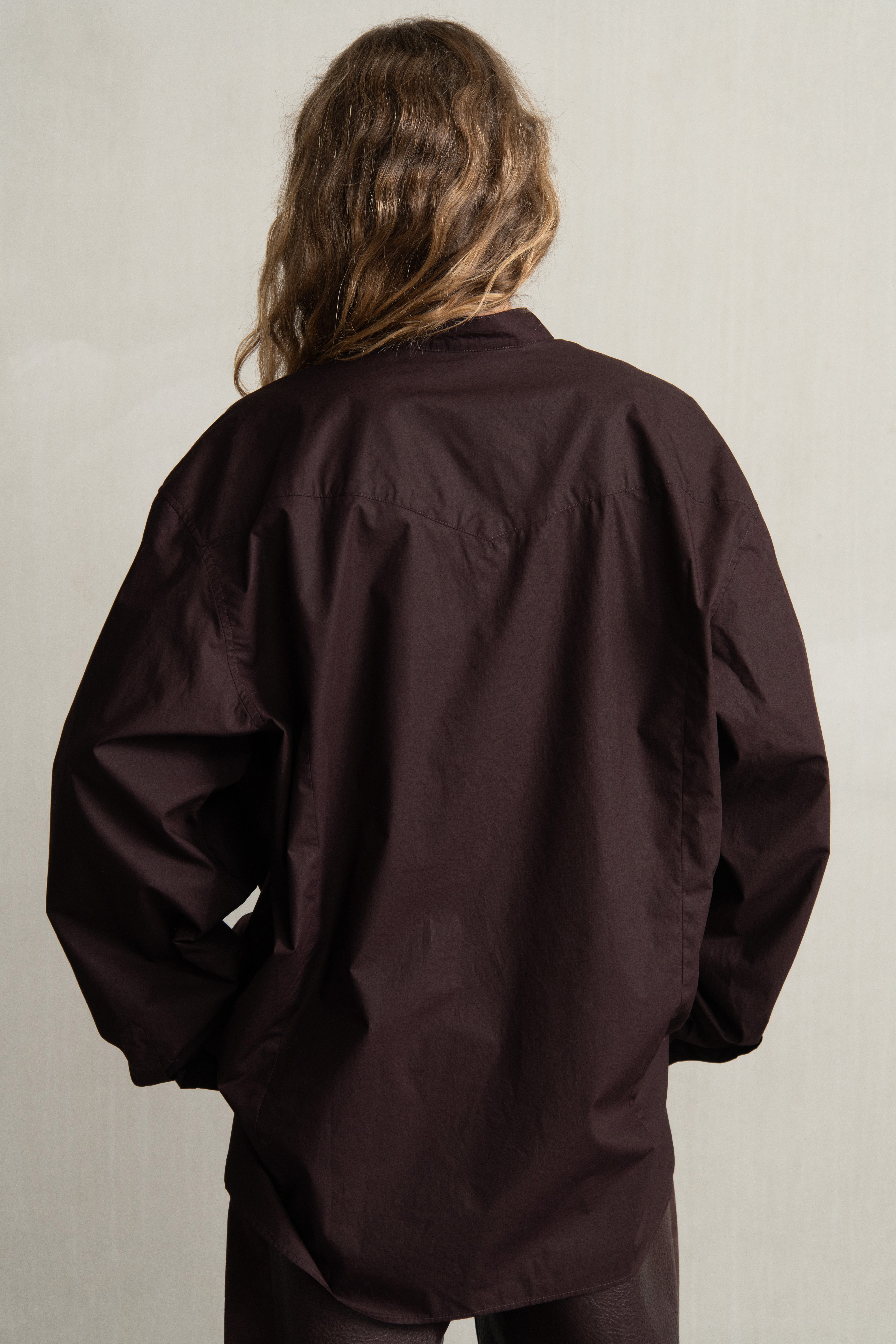 POPPY BLOUSE BURGUNDY