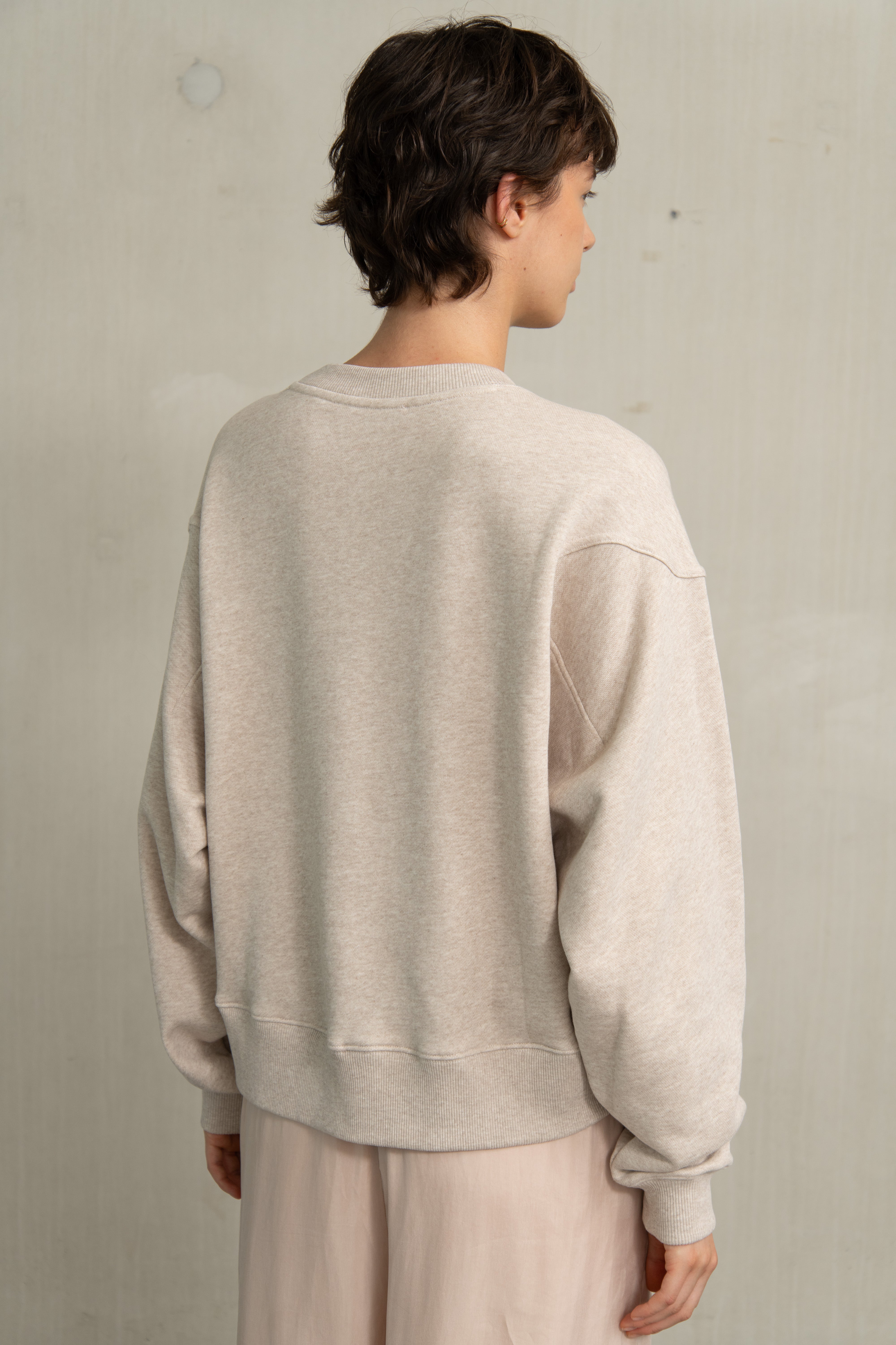 SASKA TOP BEIGE MELANGE - HUMANOID