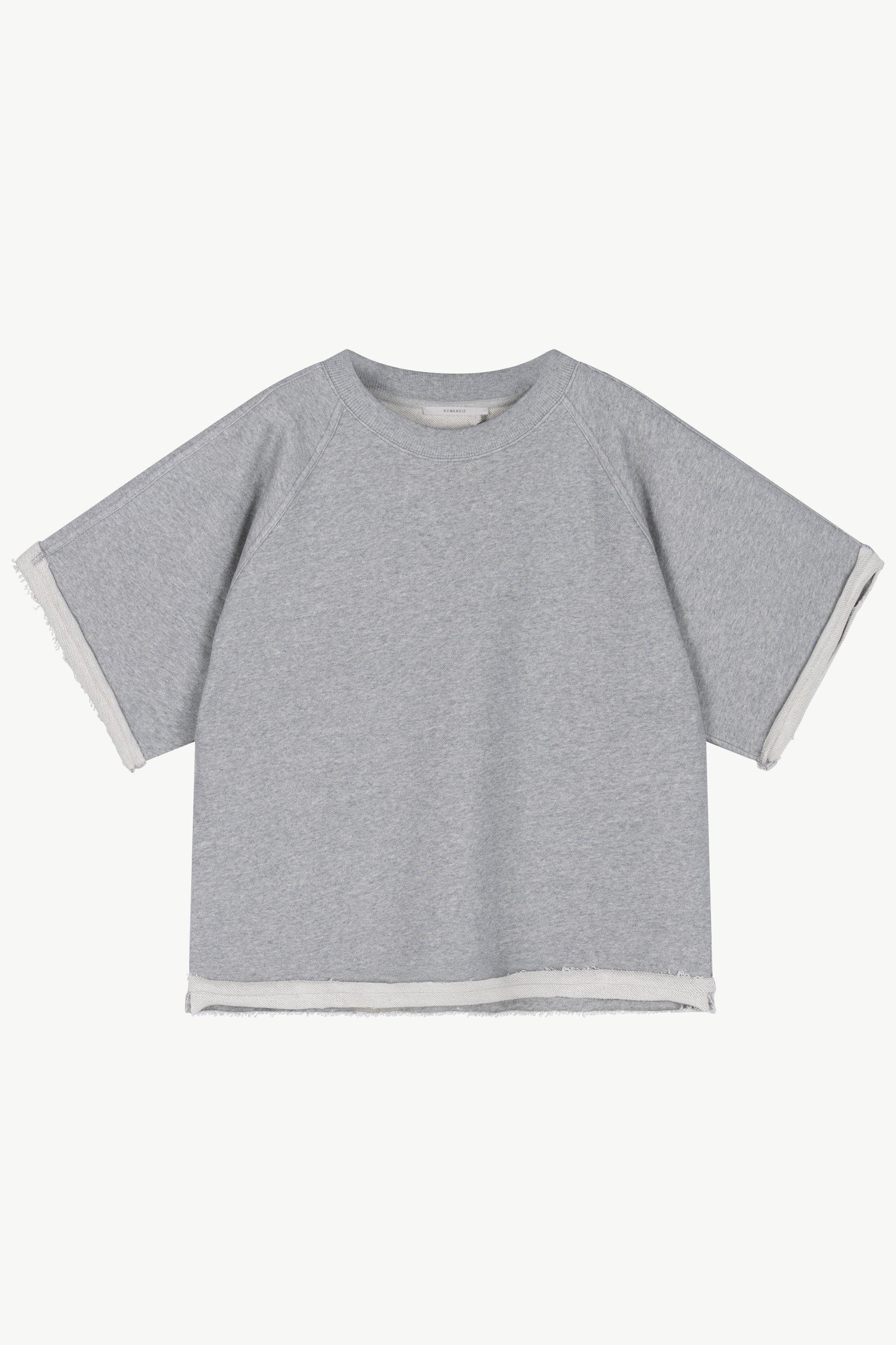 SUZEE TOP GREY MELANGE - HUMANOID