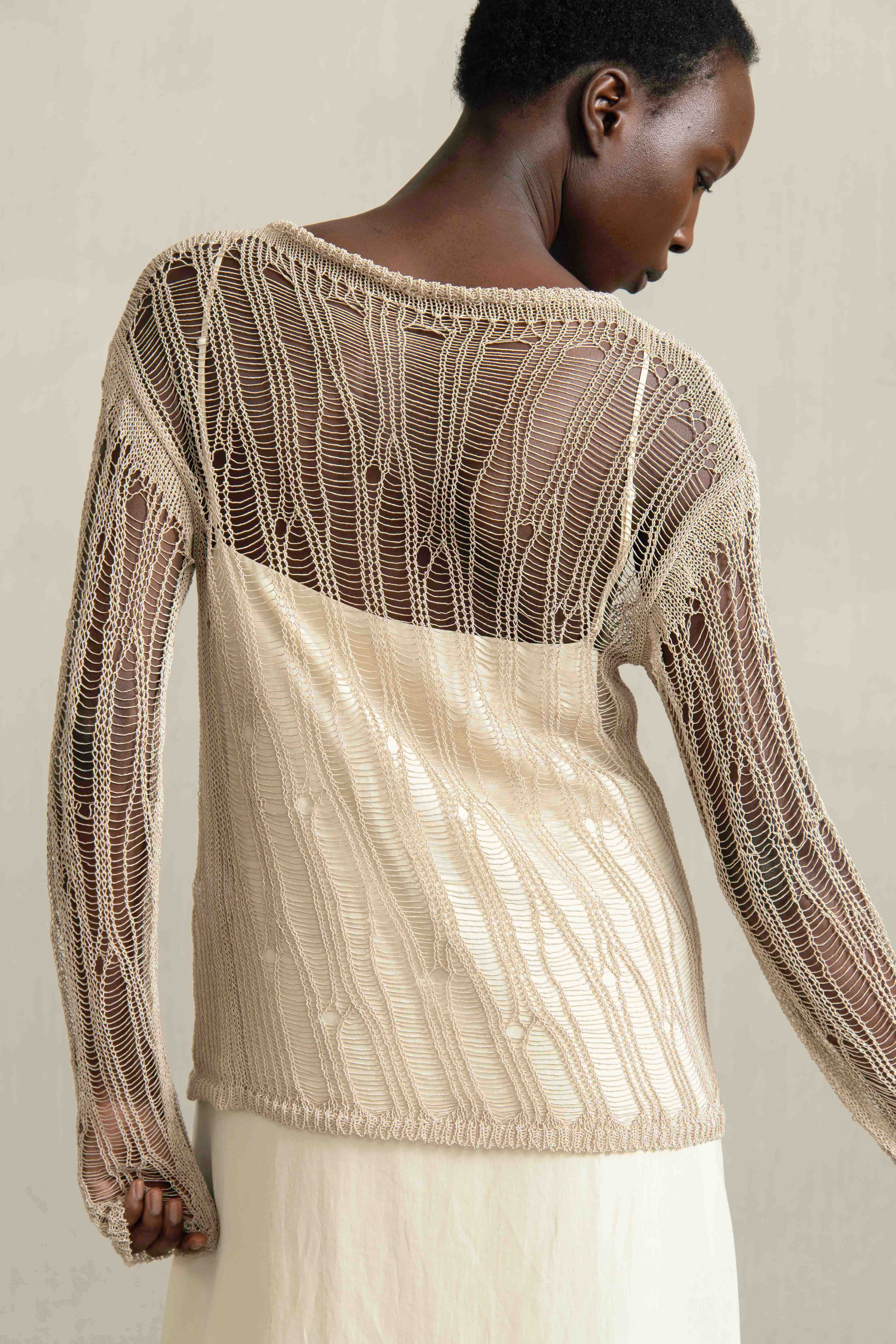 THIARA KNIT BEIGE