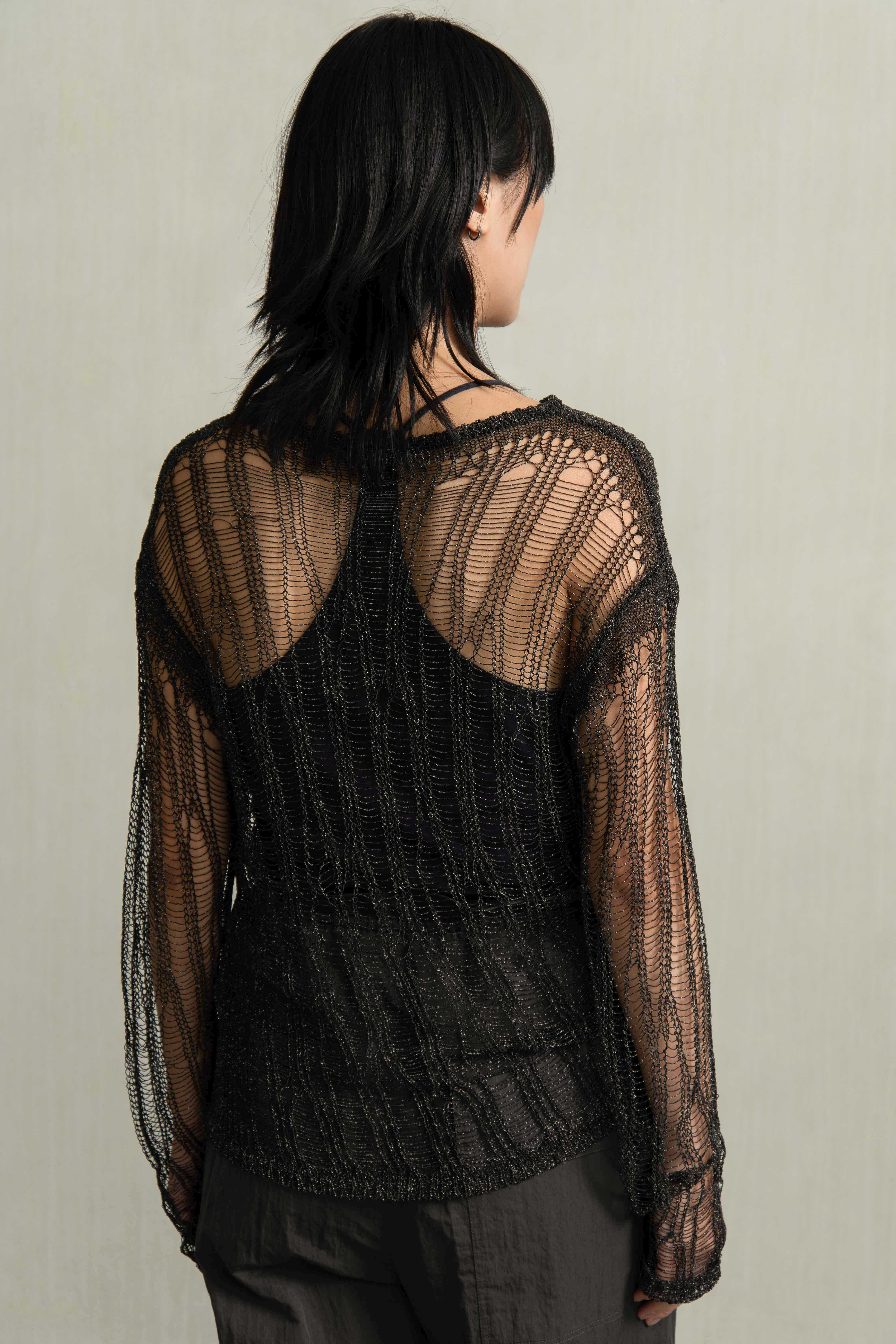 THIARA KNIT BLACKISH - HUMANOID