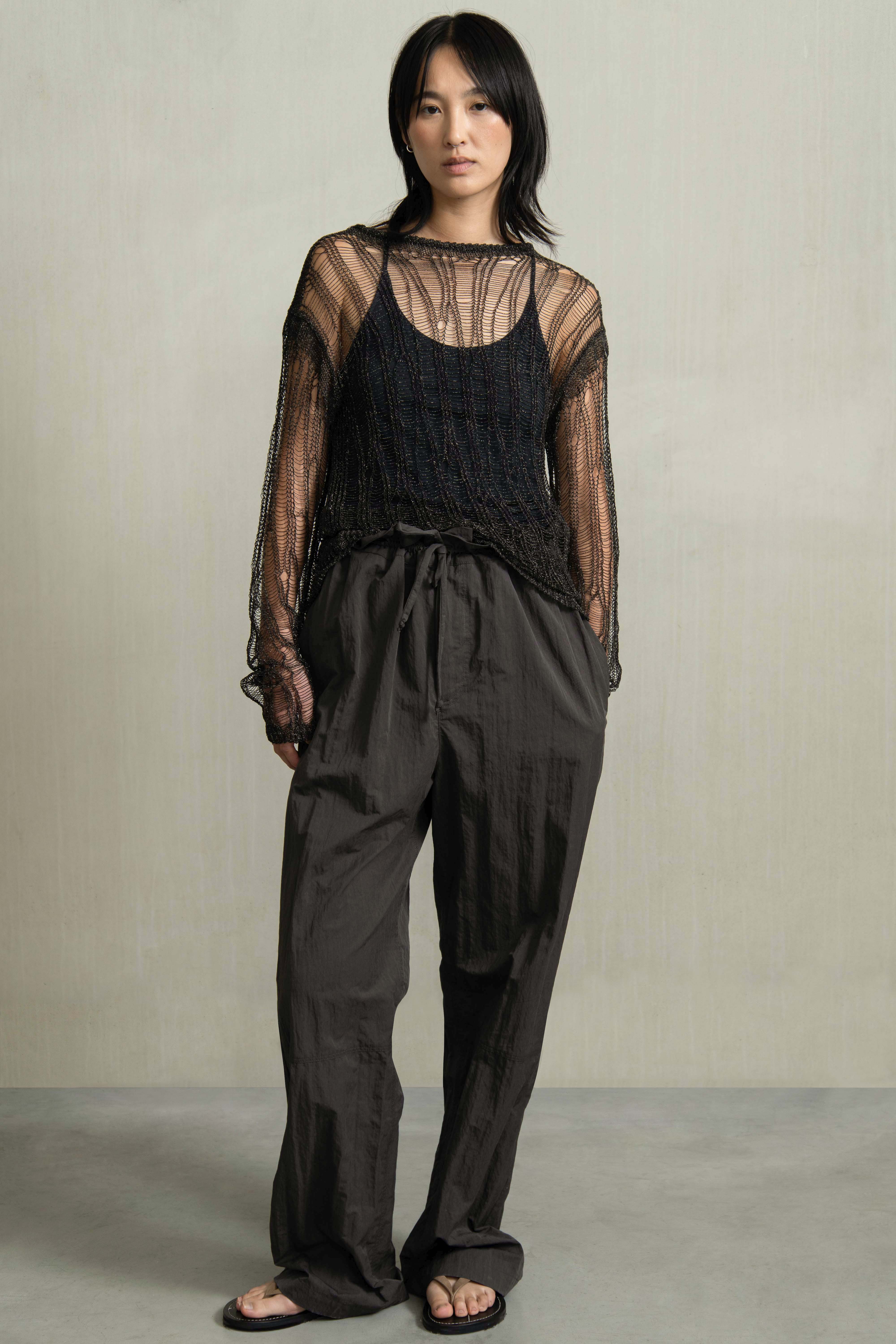 THIARA KNIT BLACKISH - HUMANOID