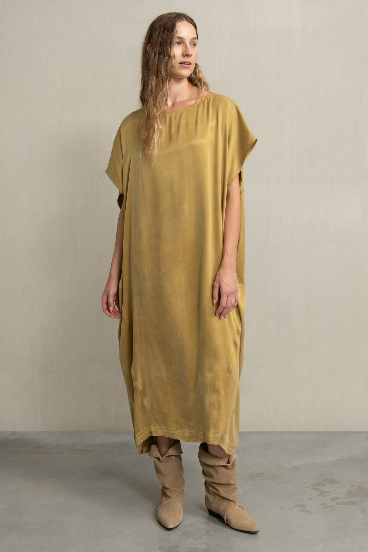 TOVE DRESS MUSTARD