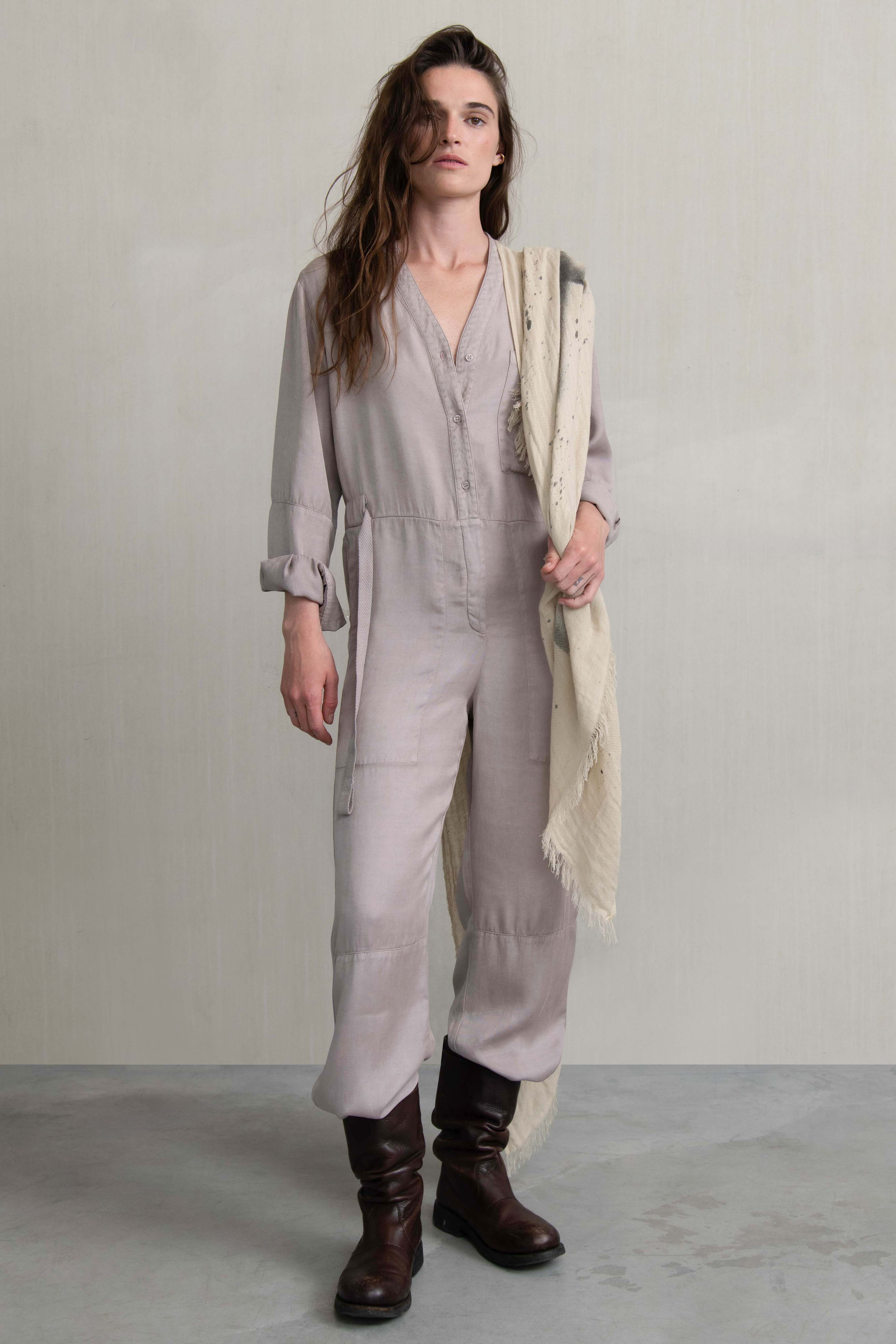 VOE JUMPSUIT CALCITE