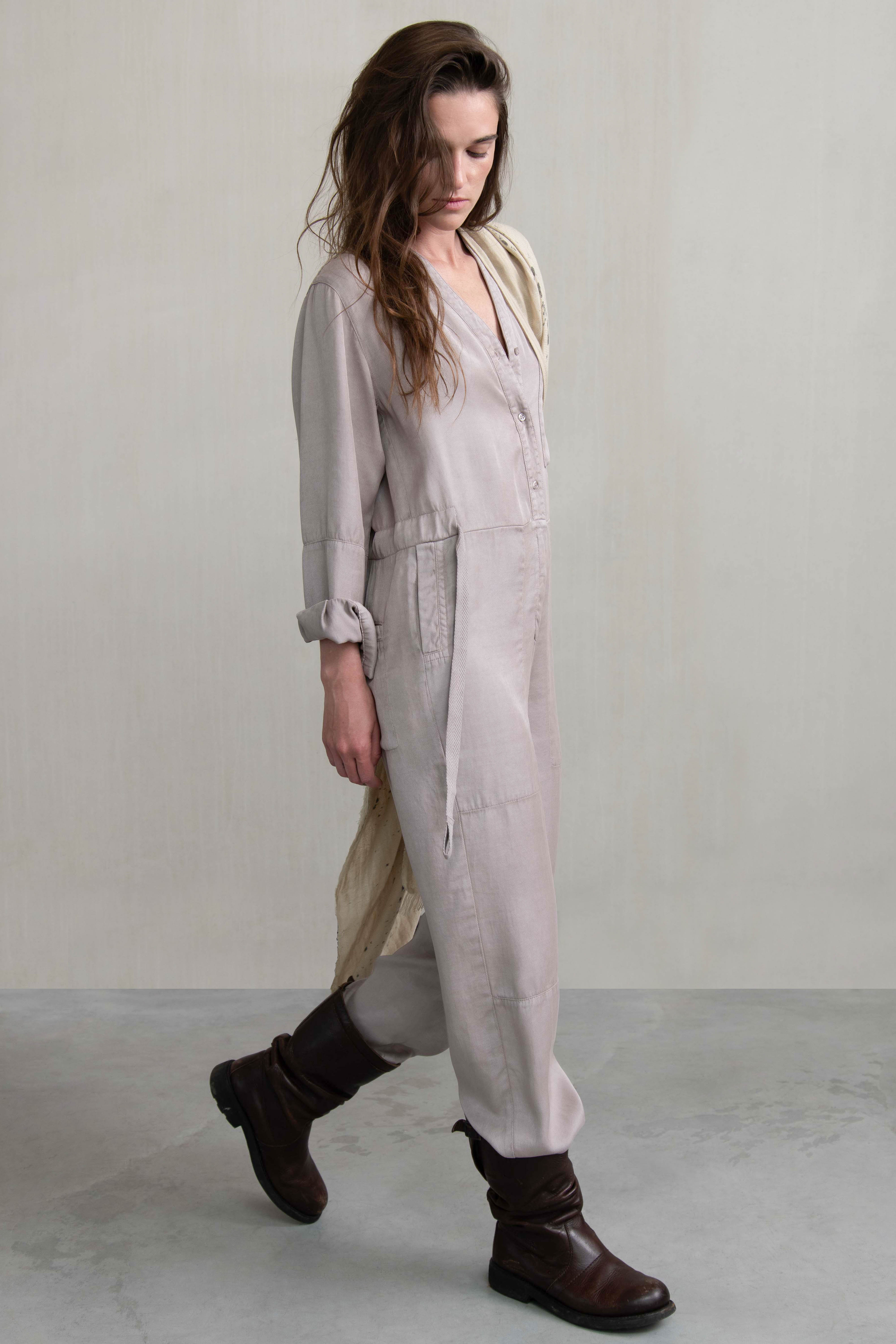 VOE JUMPSUIT CALCITE
