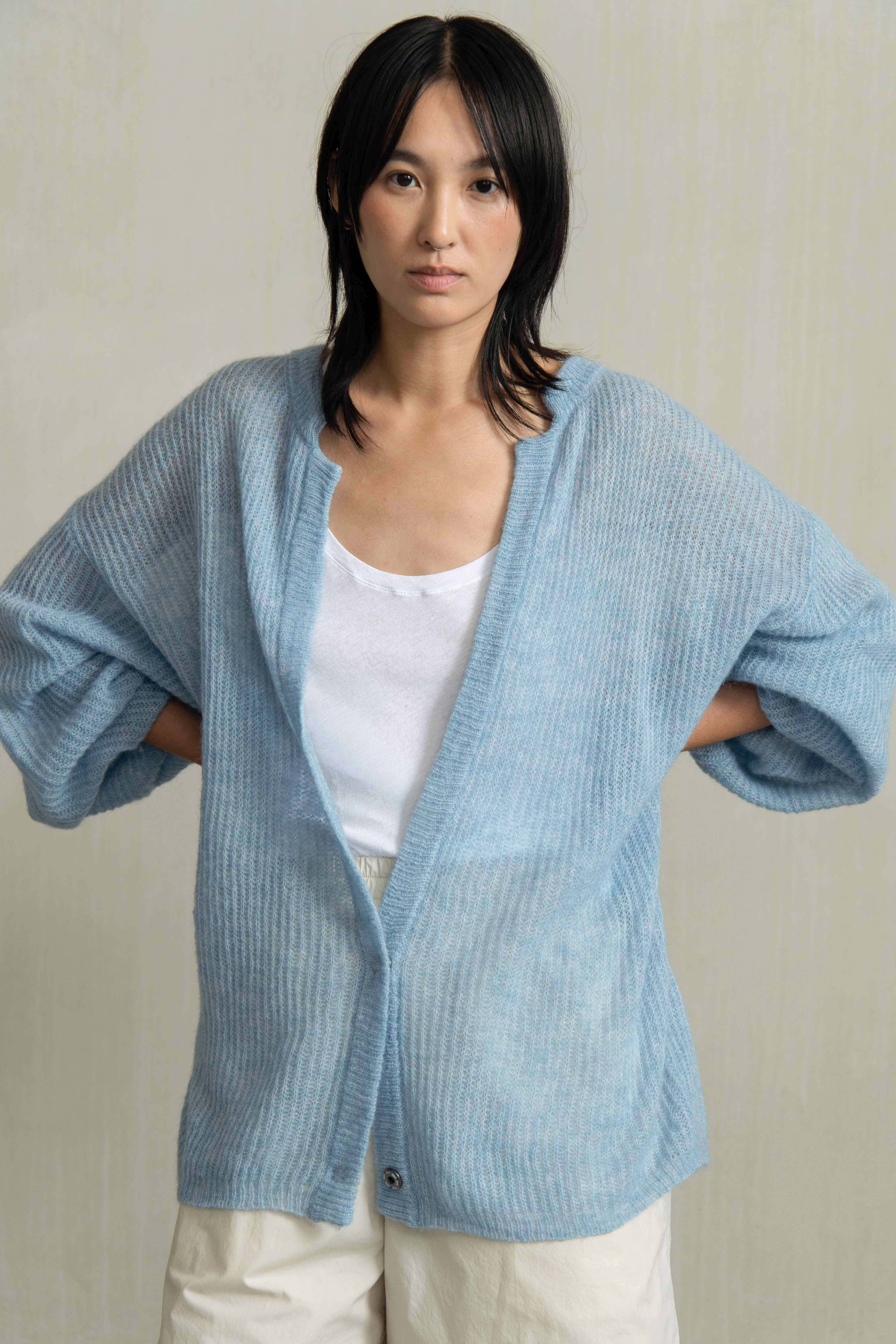 AMAEVE KNIT PETROL - HUMANOID