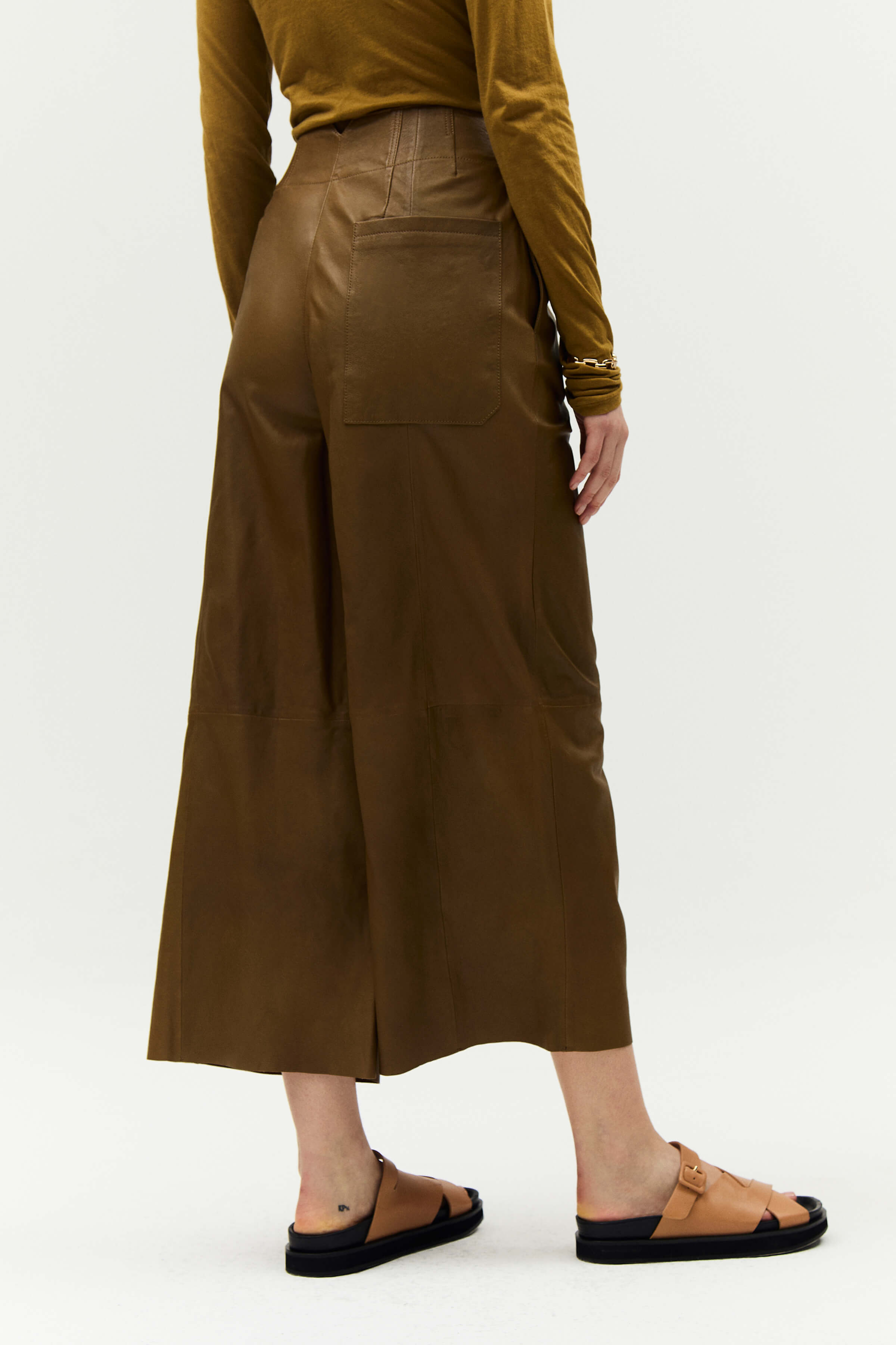 SUNNIE TROUSERS OLIVE - HUMANOID